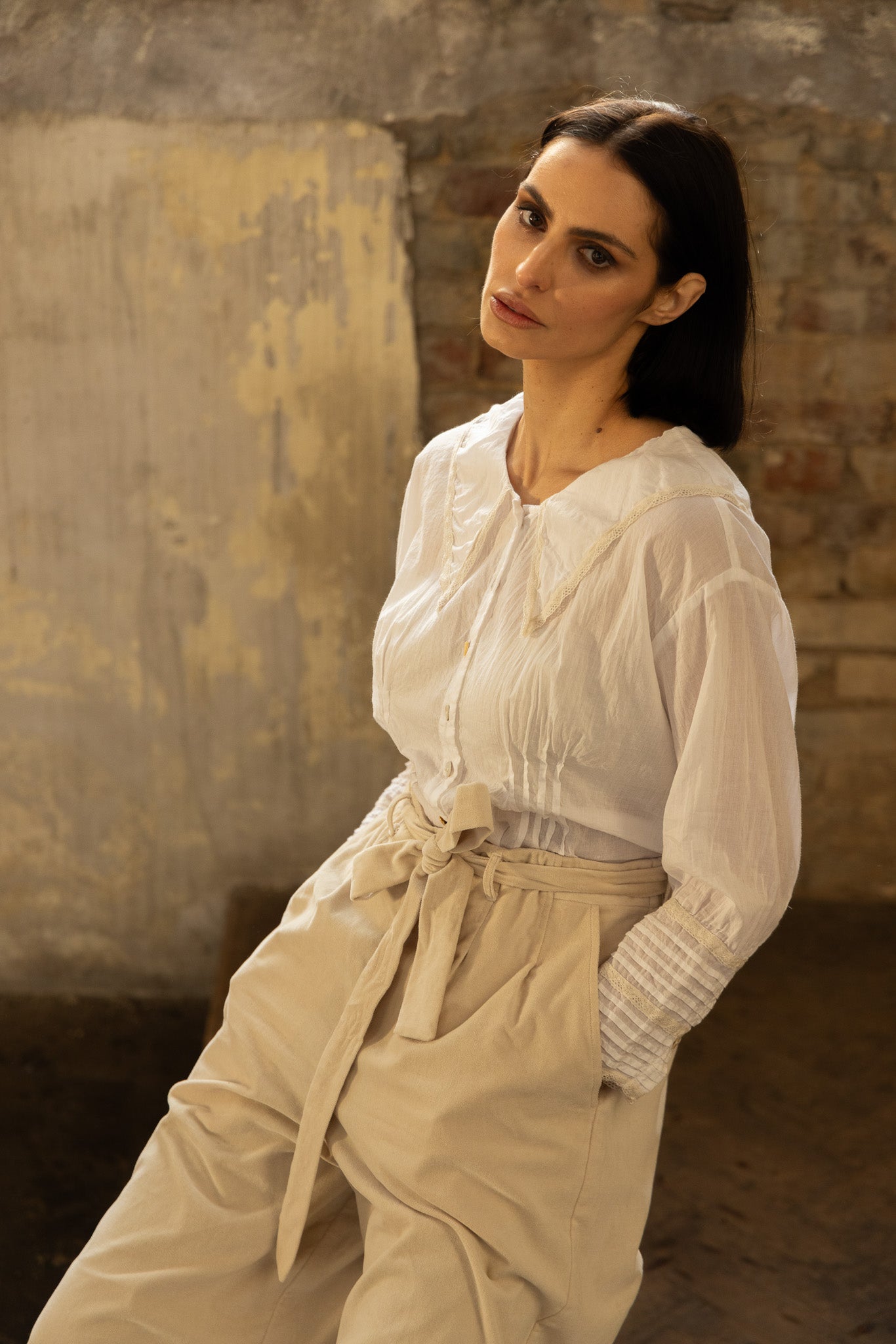 Harriet Trouser - Cotton Velvet