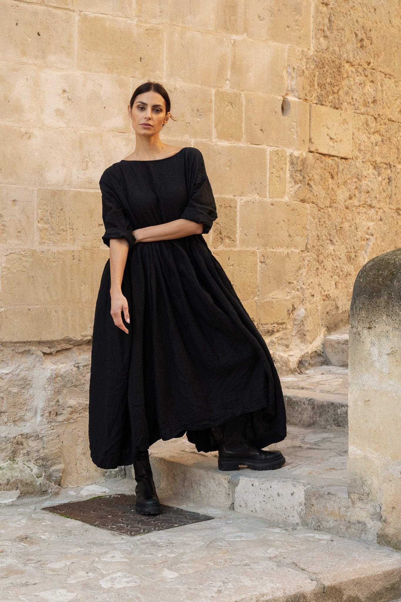 Billy Dress - Linen is a unique fashion creation from MegbyDesign within our Dress range.