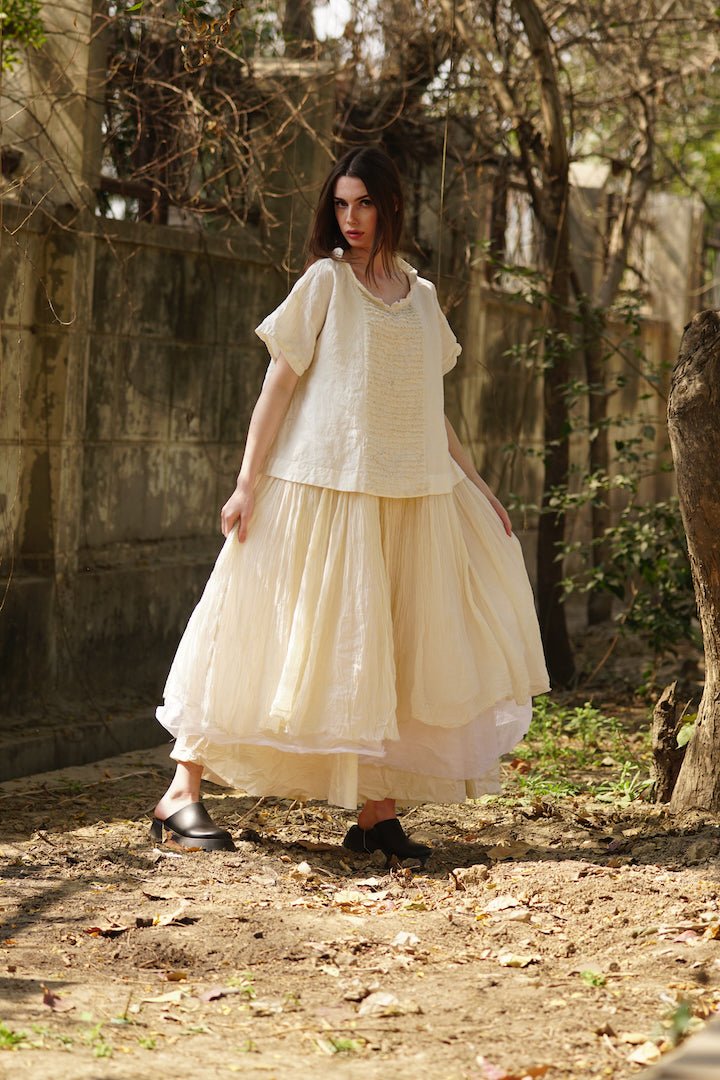 Amélie Tutu Slip Long - Gauze Cotton - MegbyDesign