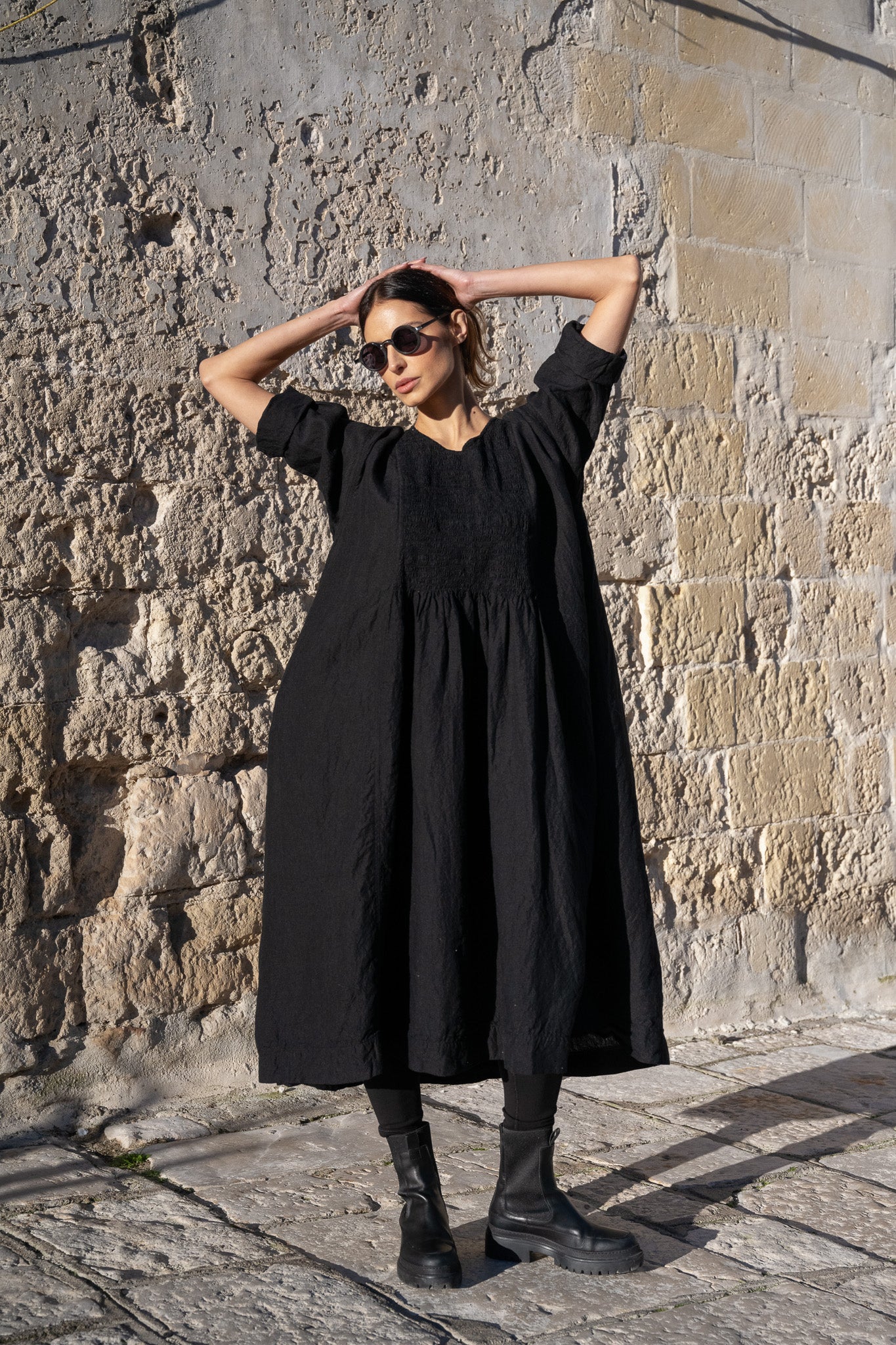 Annabelle Dress - Linen - MegbyDesign