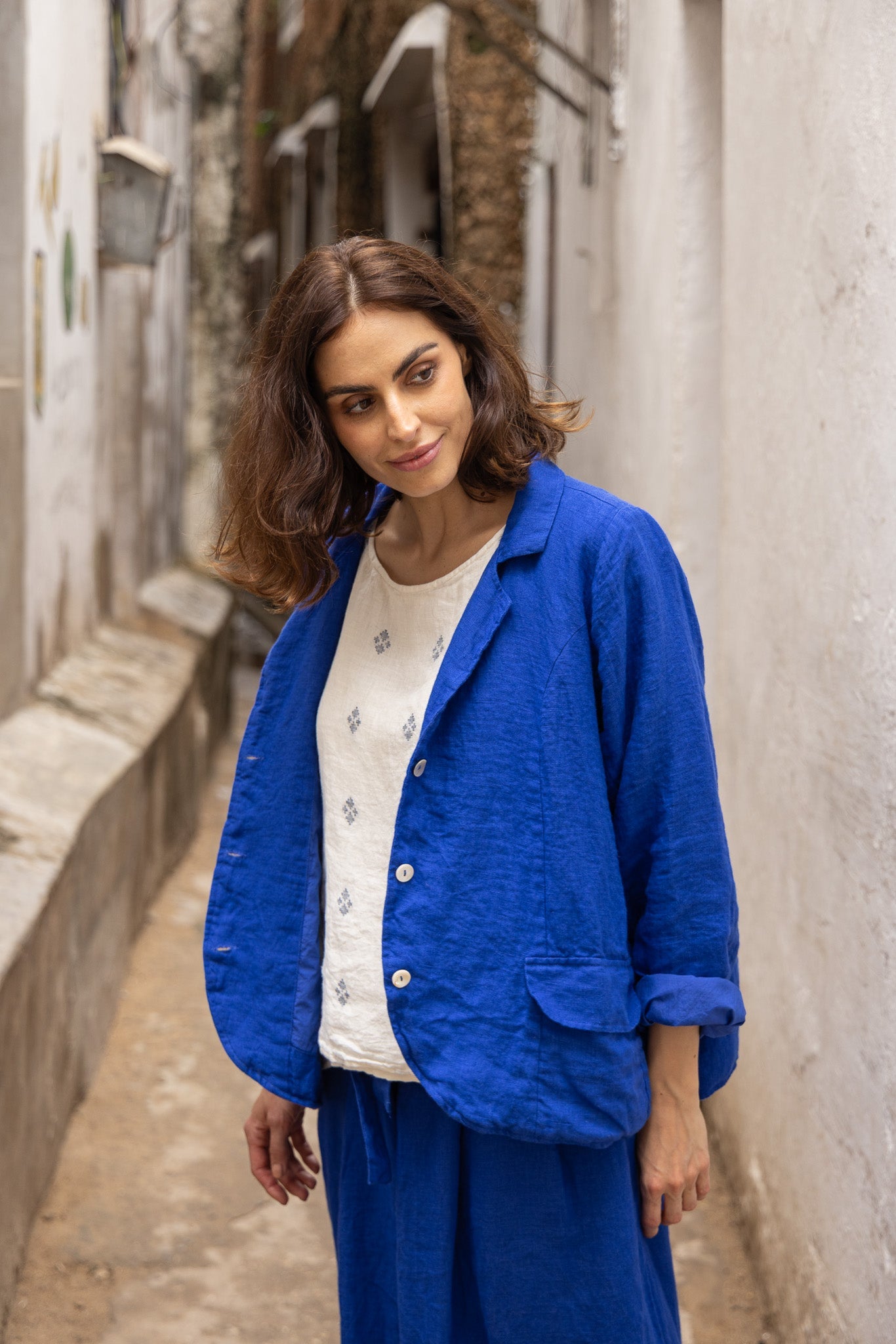 Baridi Jacket - Linen - MegbyDesign