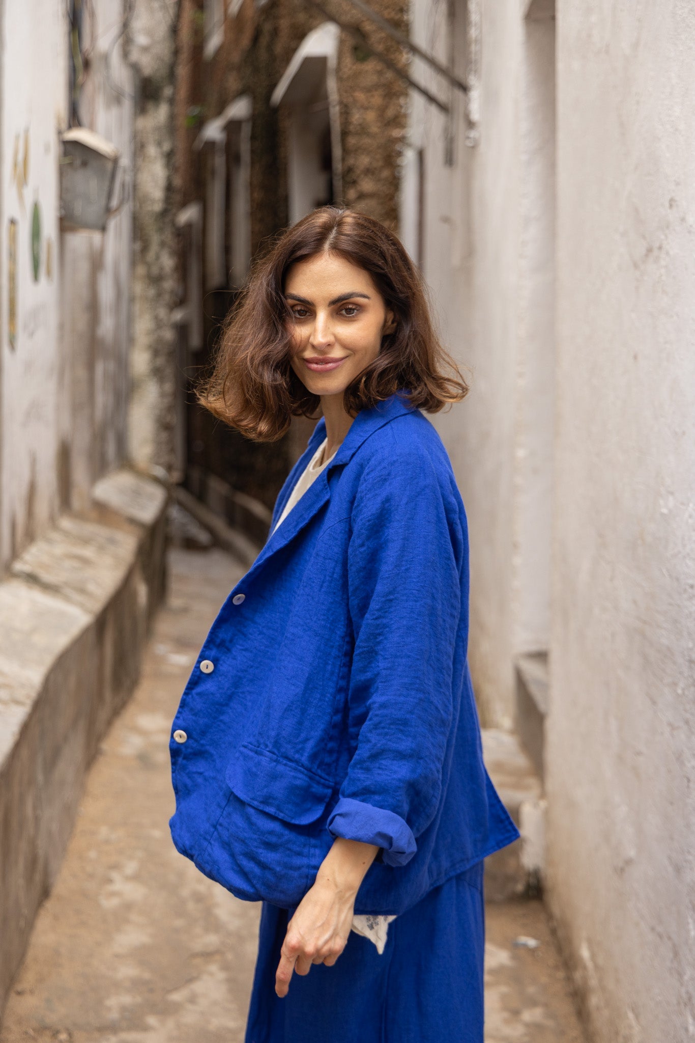 Baridi Jacket - Linen - MegbyDesign