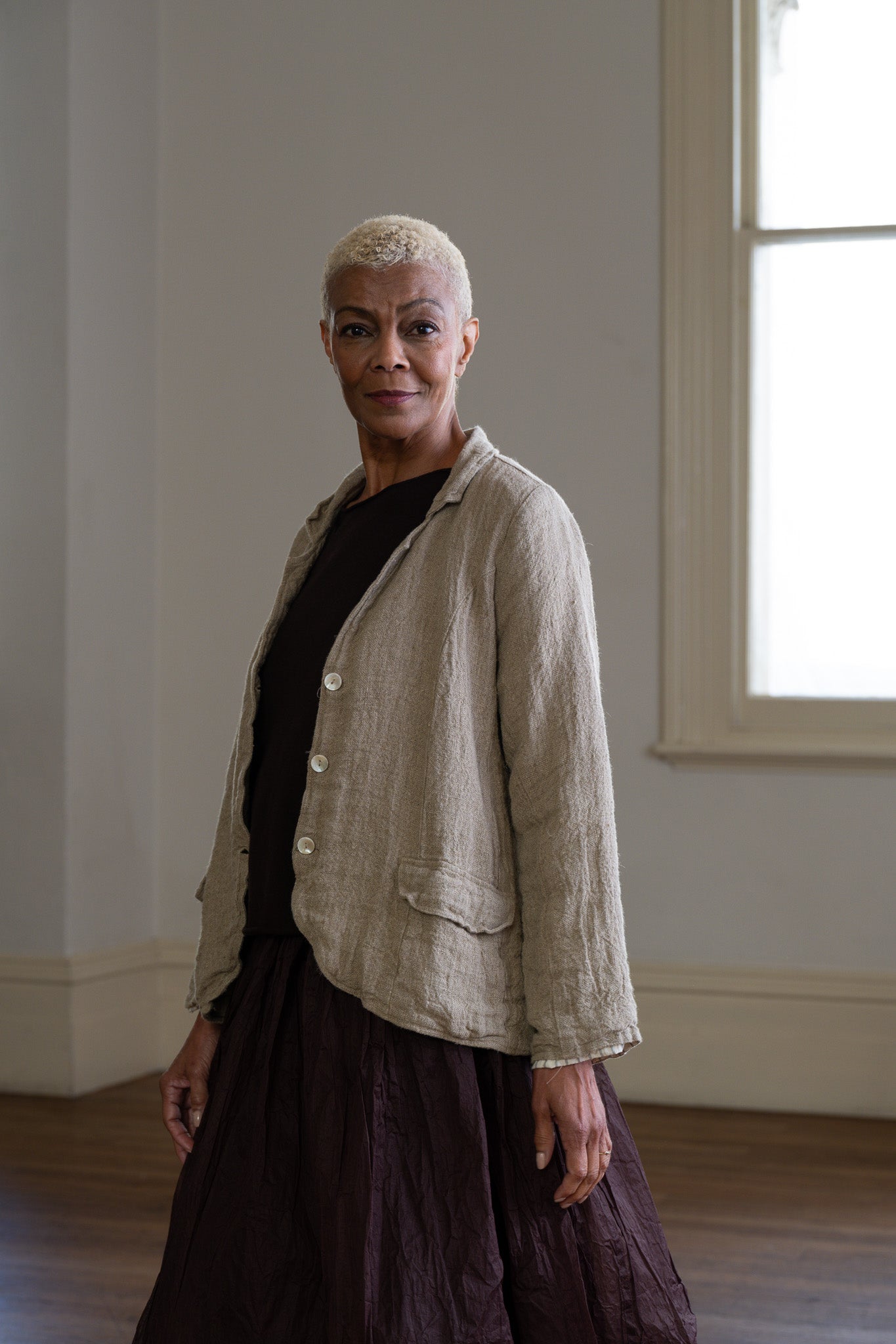 Baridi Jacket - Raw Linen - MegbyDesign