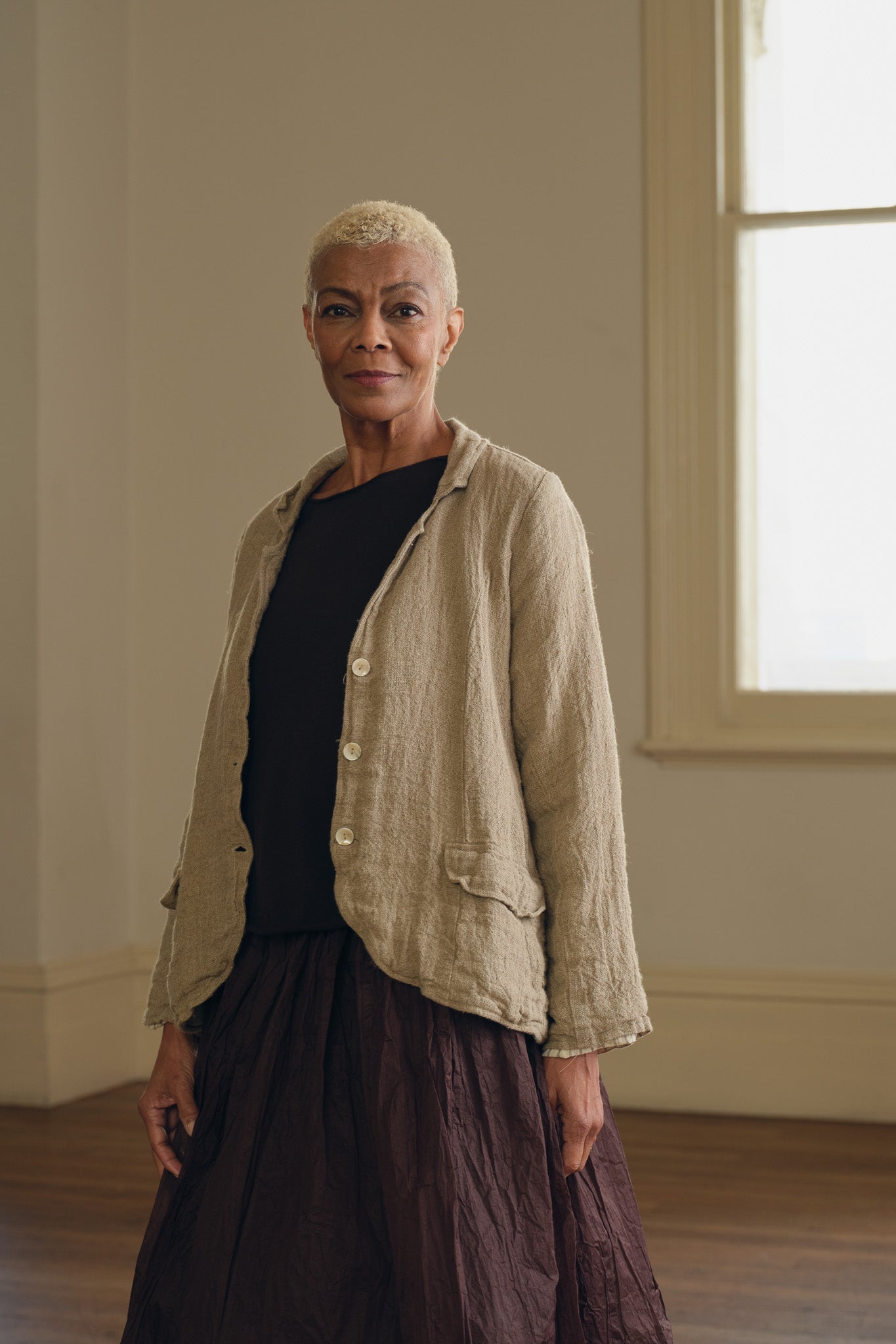 Baridi Jacket - Raw Linen - MegbyDesign