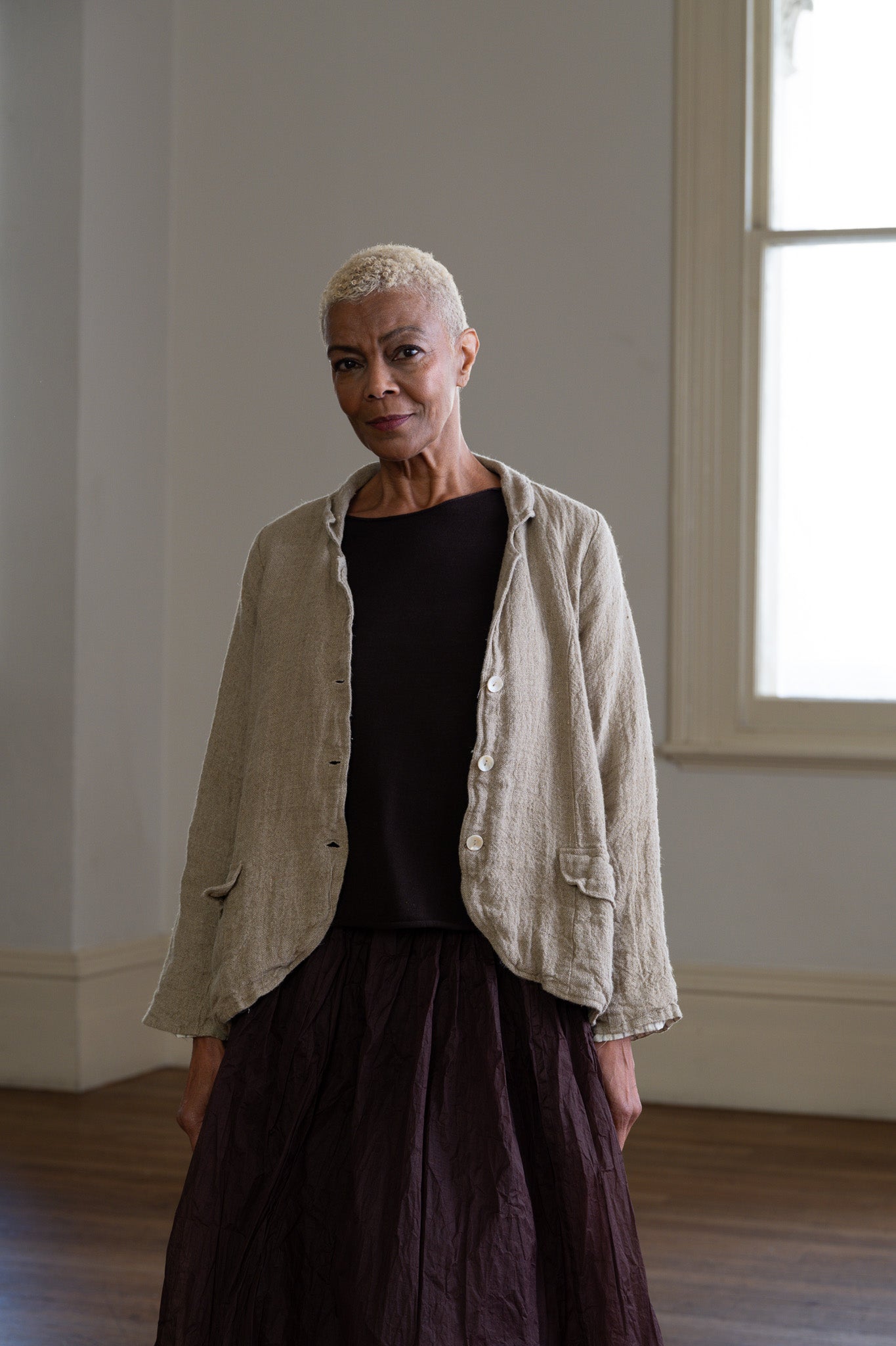 Baridi Jacket - Raw Linen - MegbyDesign