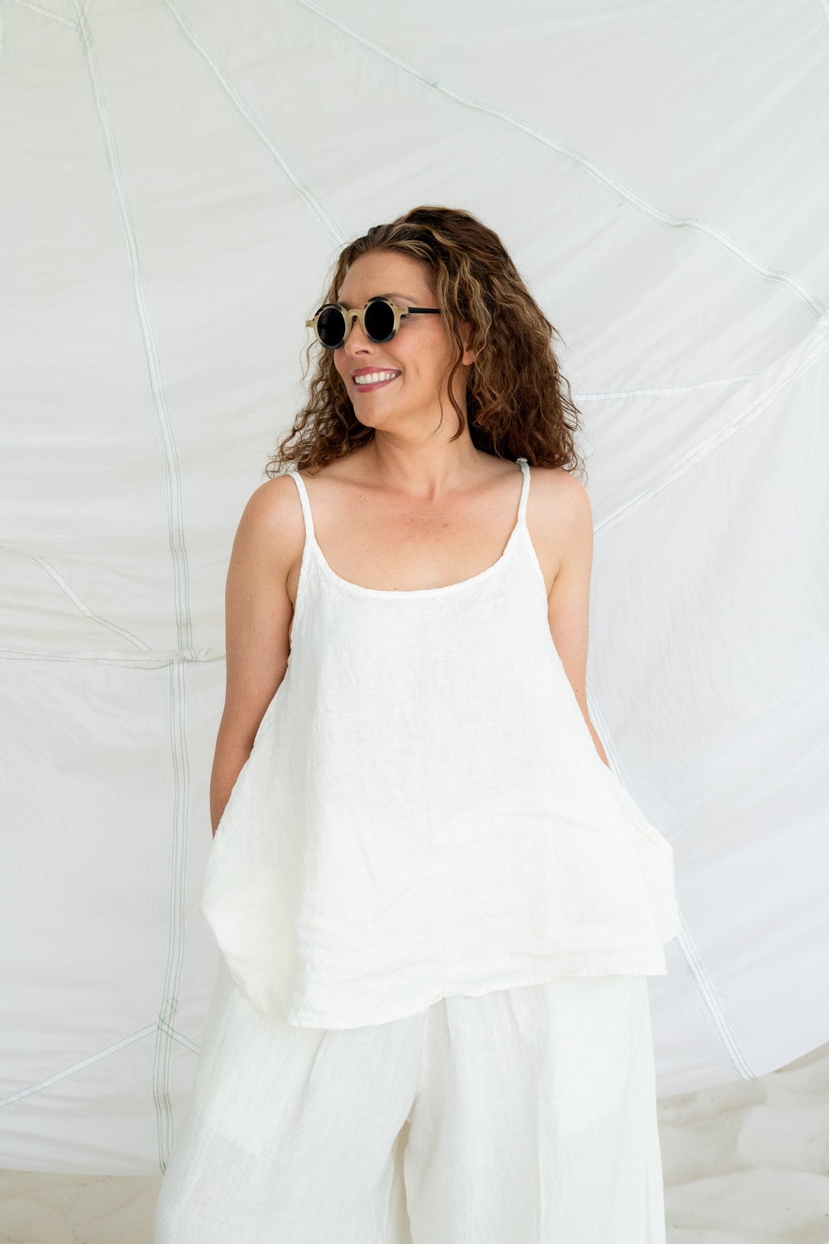 Bells Cami - Linen - MegbyDesign