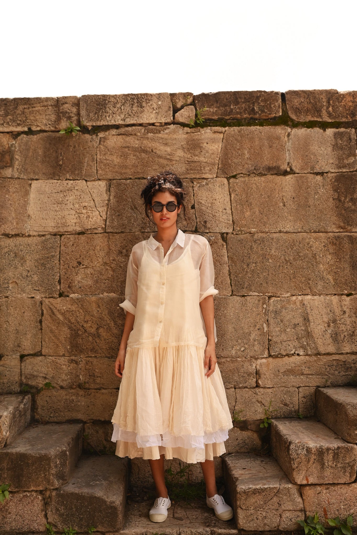 Chiara Shirt - Silk Organza - MegbyDesign