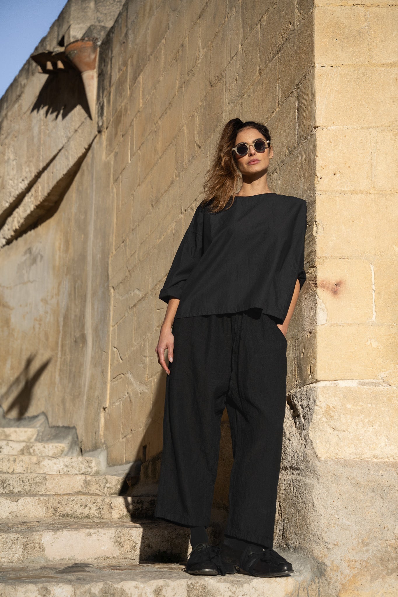 Darcy Pant - Cotton Canvas - MegbyDesign