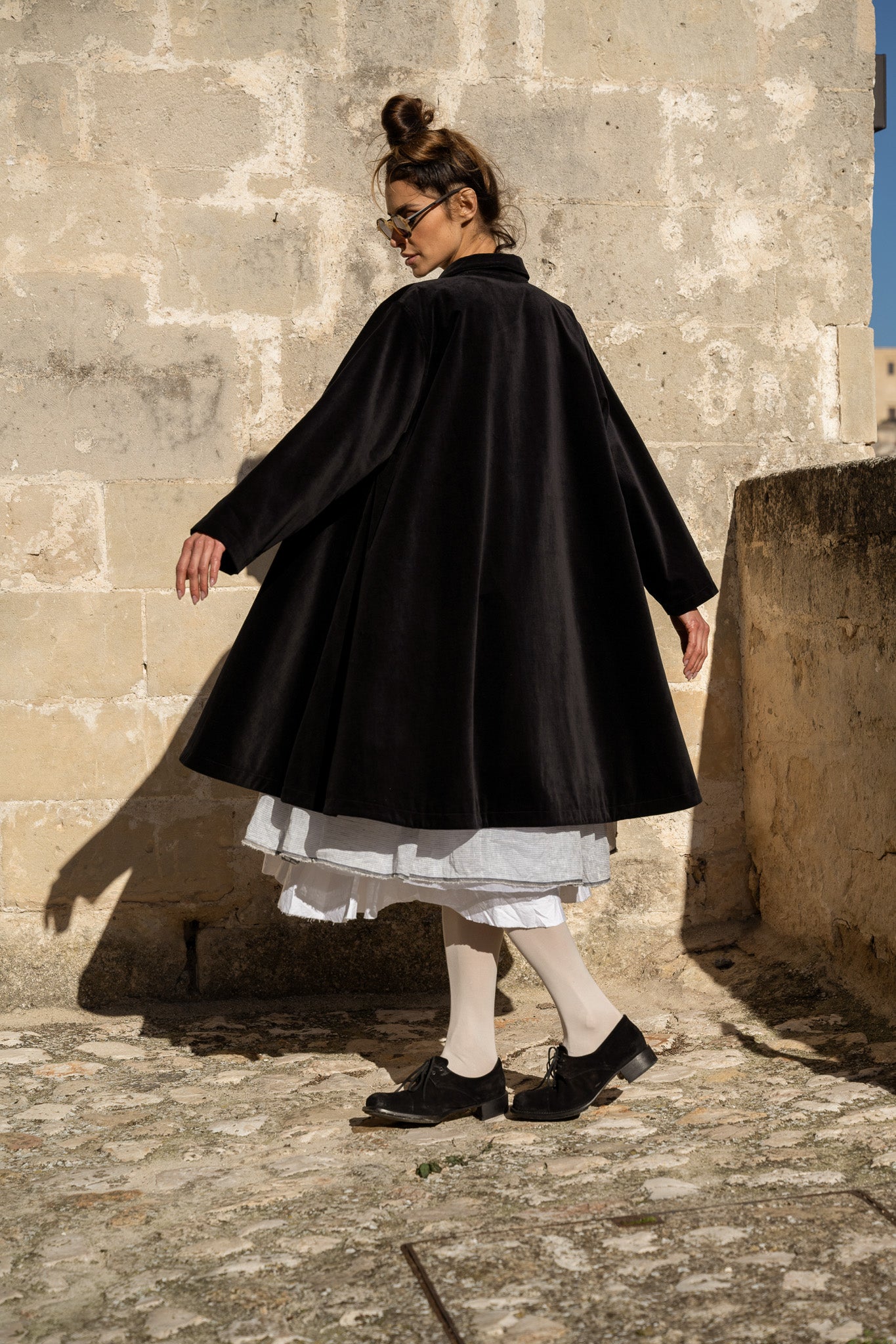 DeVille Coat - Cotton Velvet - MegbyDesign