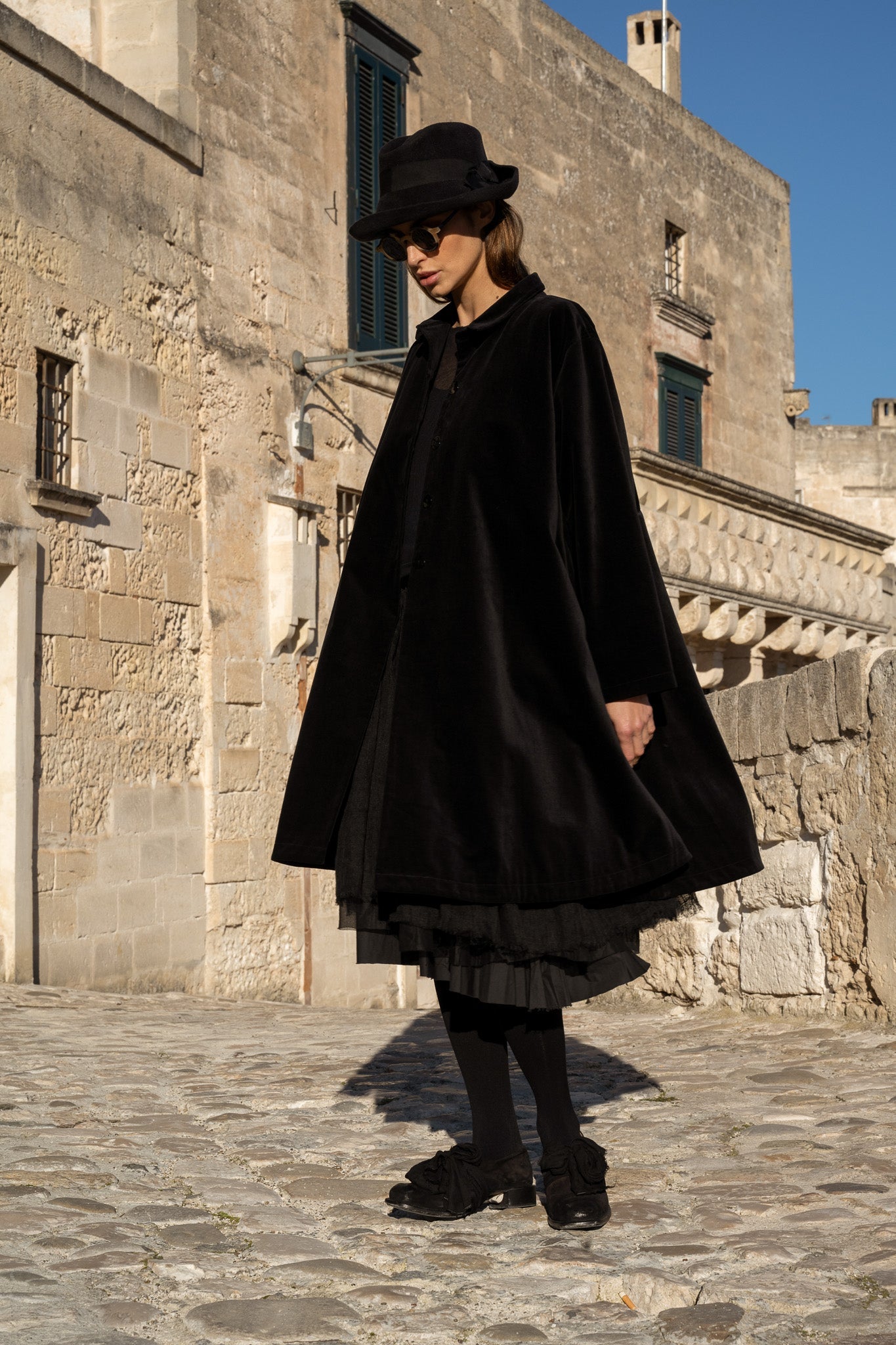 DeVille Coat - Cotton Velvet - MegbyDesign