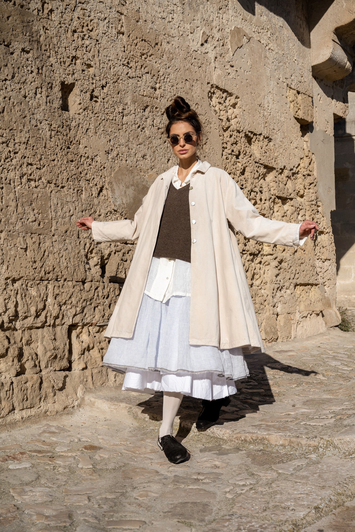 DeVille Coat - Cotton Velvet - MegbyDesign