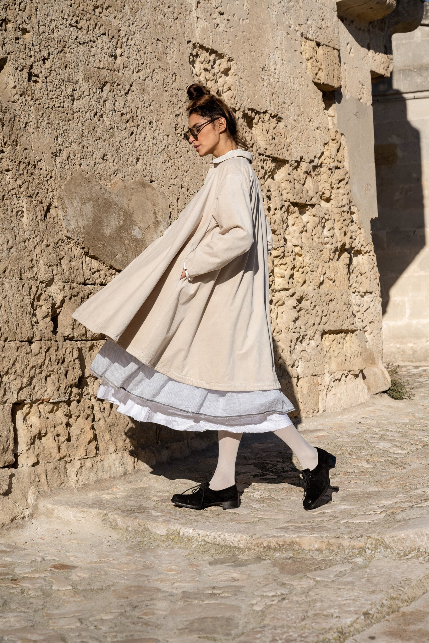 DeVille Coat - Cotton Velvet - MegbyDesign
