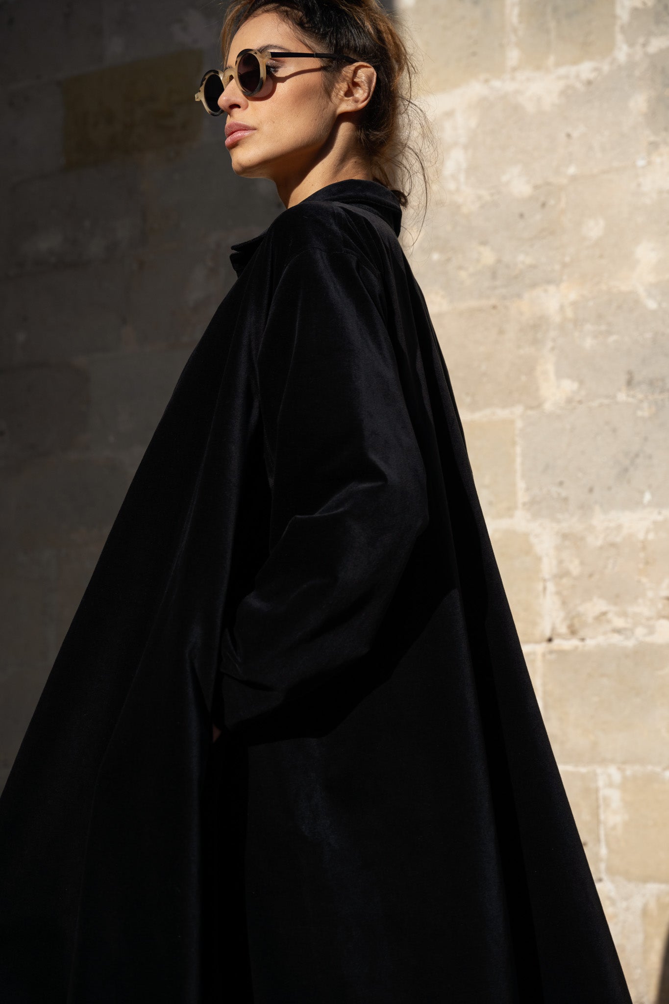DeVille Coat - Cotton Velvet - MegbyDesign
