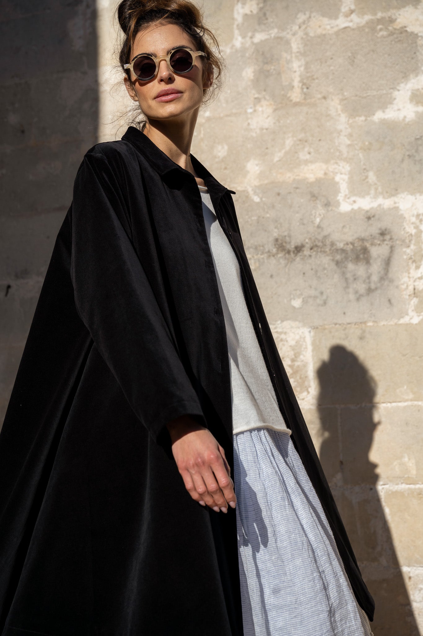 DeVille Coat - Cotton Velvet - MegbyDesign