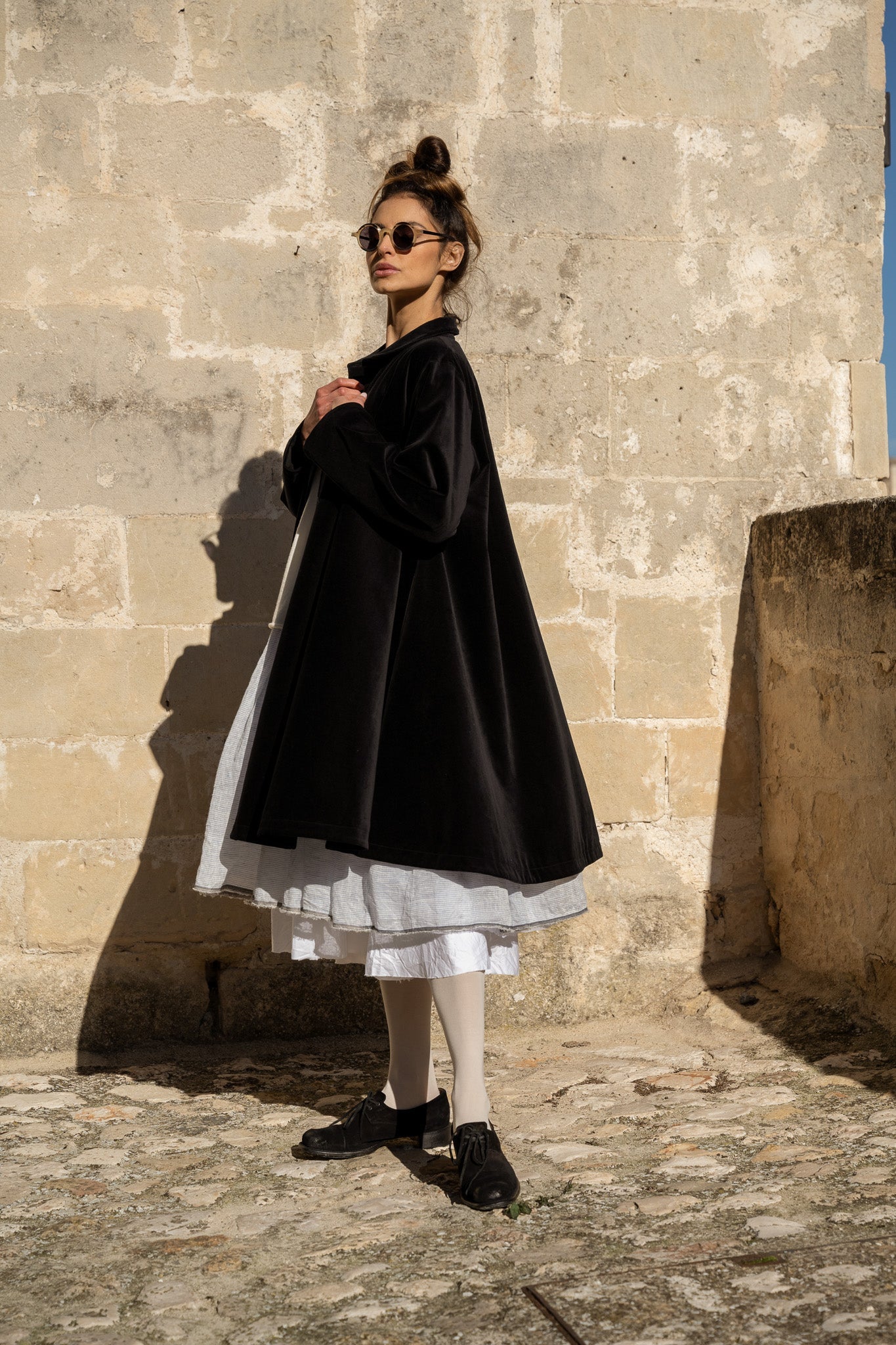 DeVille Coat - Cotton Velvet - MegbyDesign