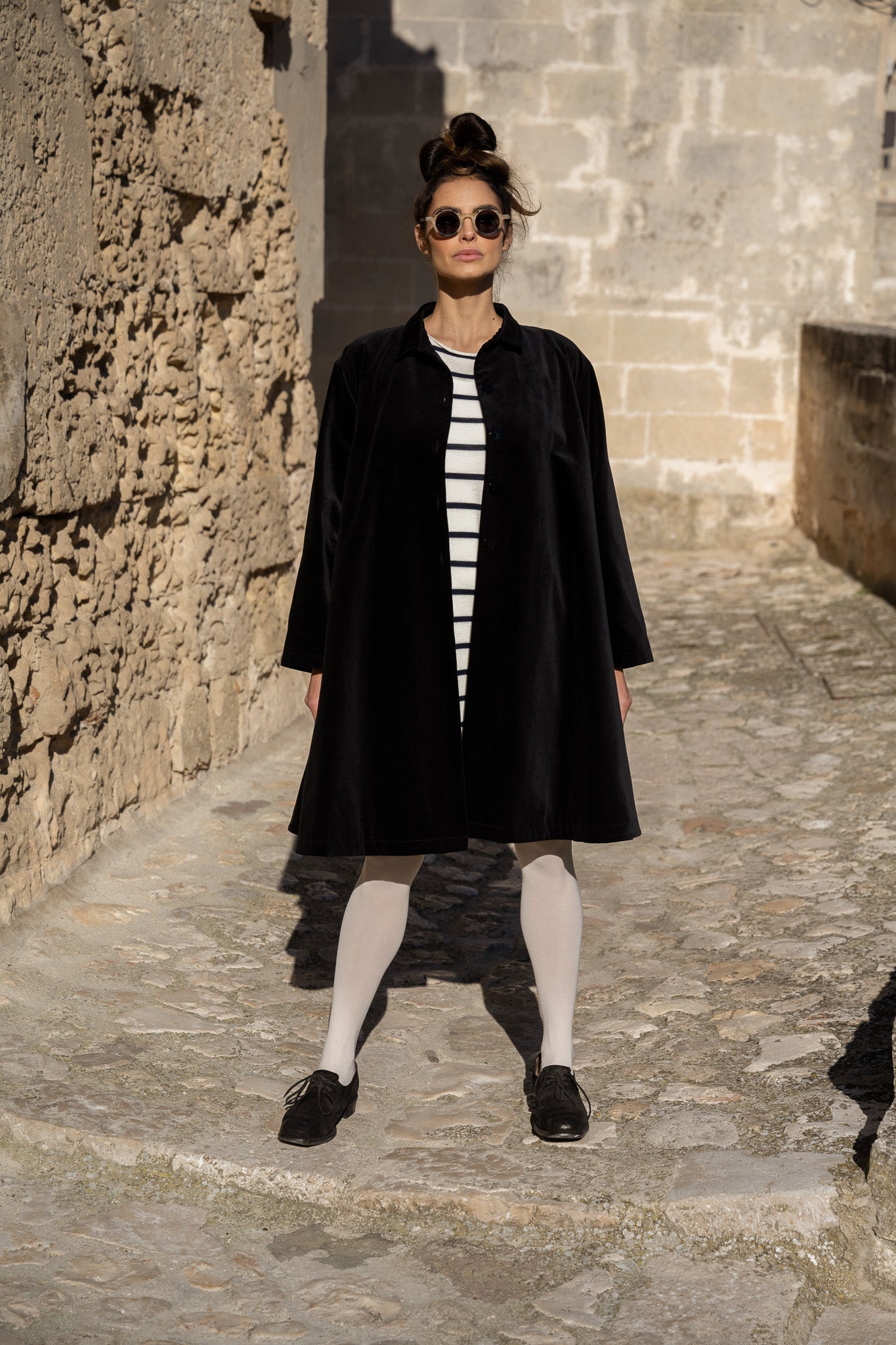 DeVille Coat - Cotton Velvet - MegbyDesign