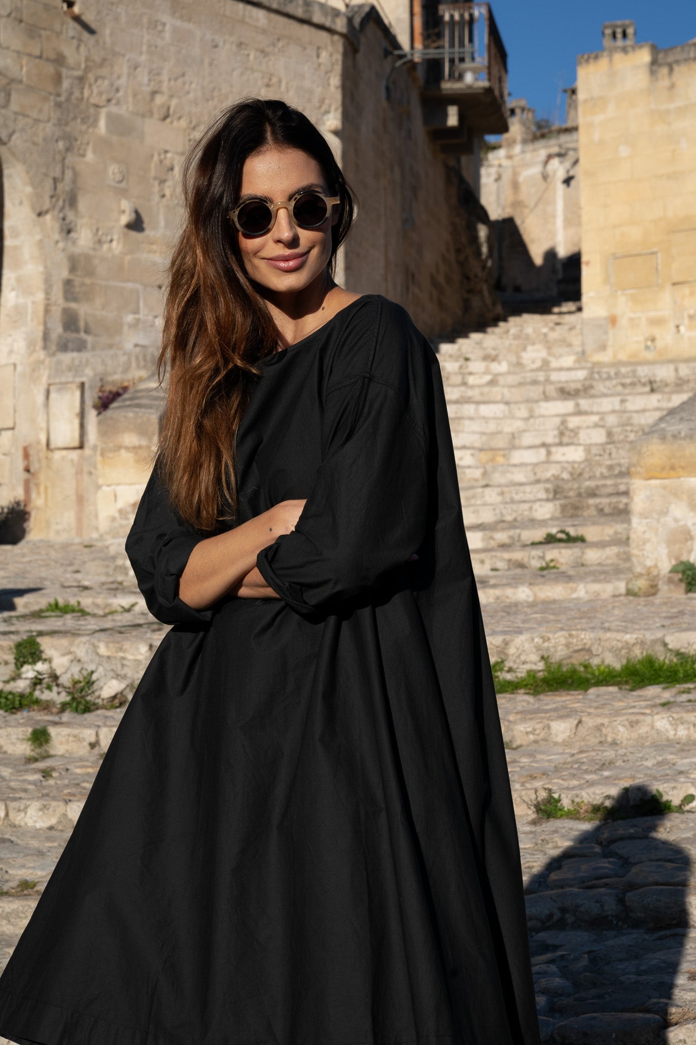 Dominique Dress - Cotton Twill - MegbyDesign