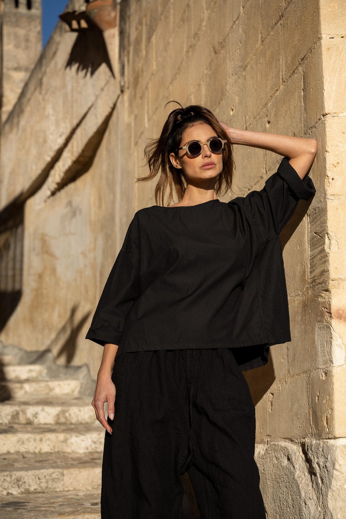 Dominique Top - Cotton Twill - MegbyDesign