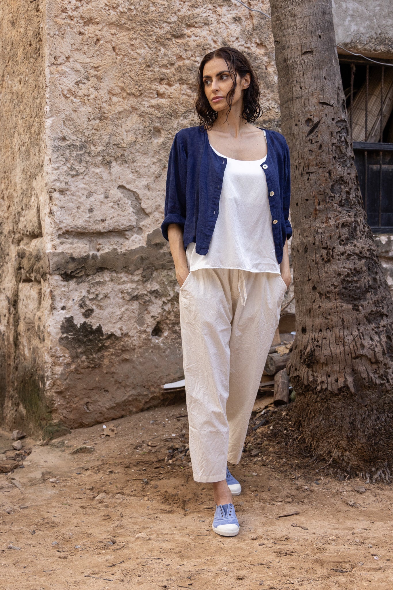 Doto Jacket - Gauze Linen - MegbyDesign