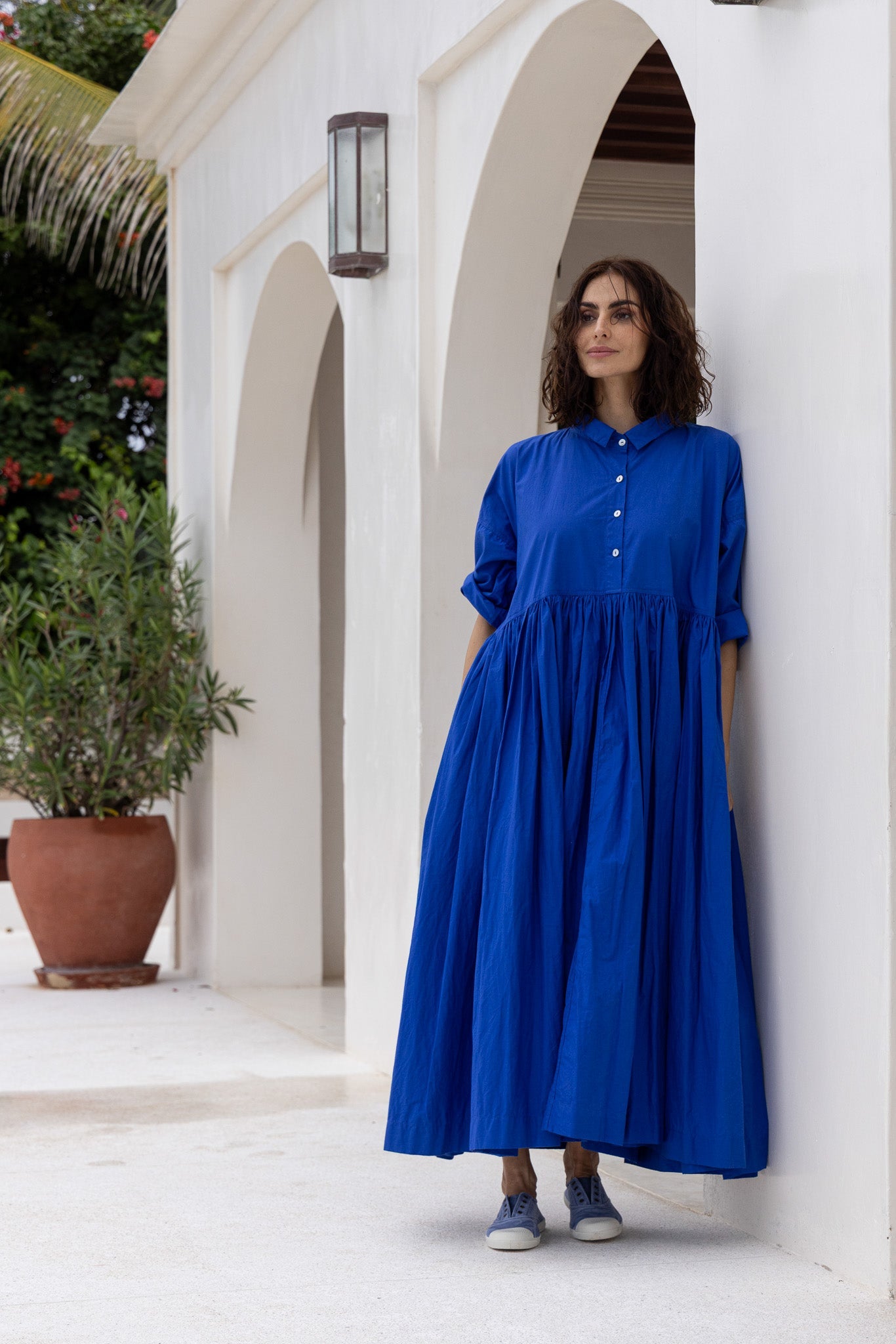 Edith Dress - Cotton Poplin - MegbyDesign