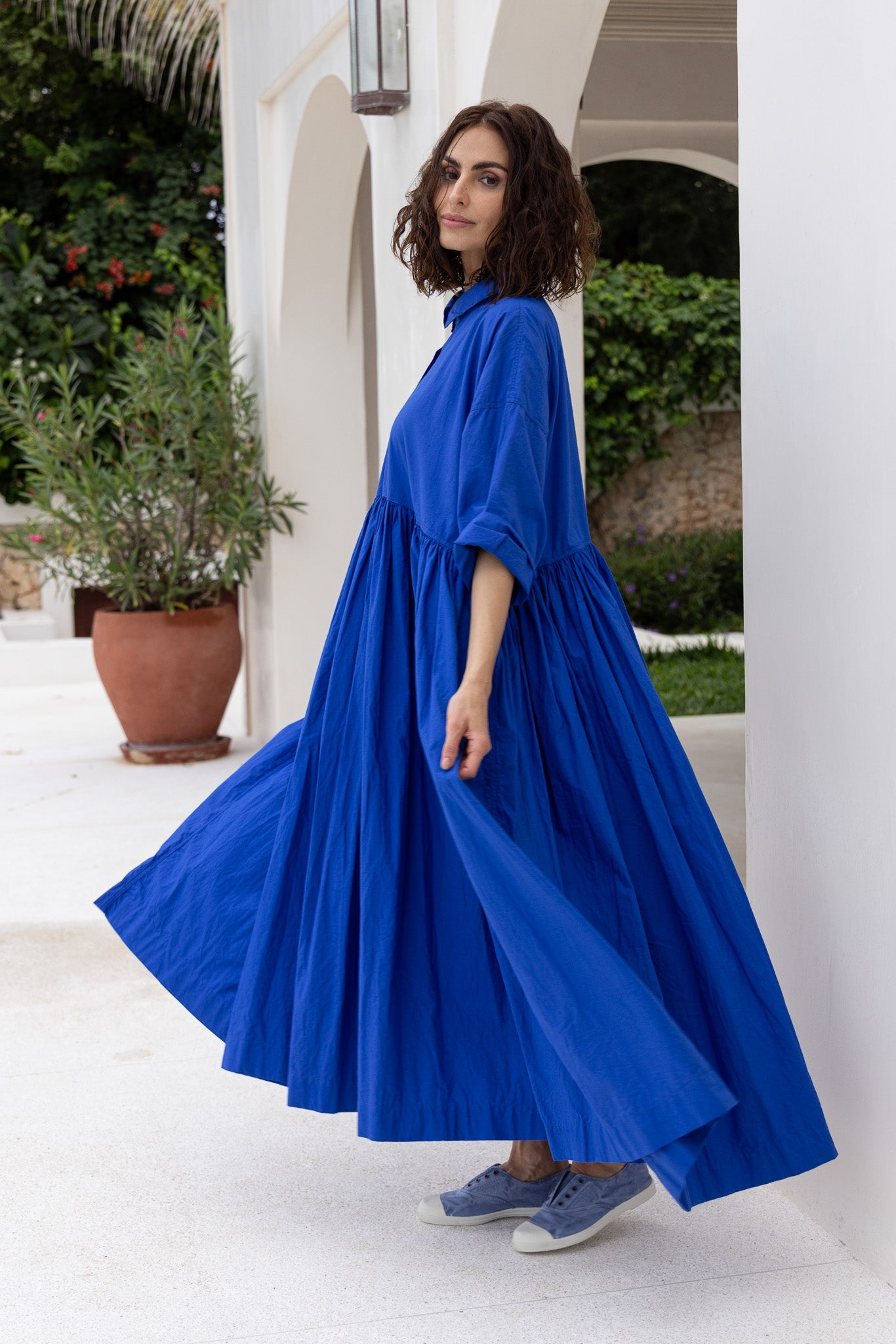 Edith Dress - Cotton Poplin - MegbyDesign
