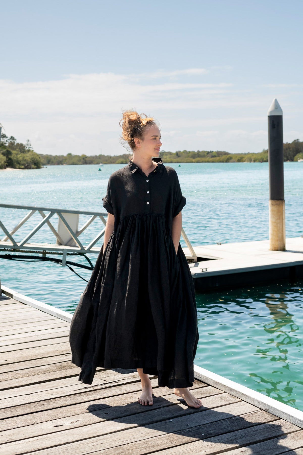 Edith Dress - Linen - MegbyDesign