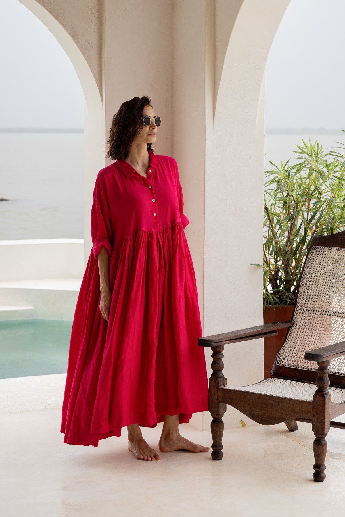 Edith Dress - Linen - MegbyDesign
