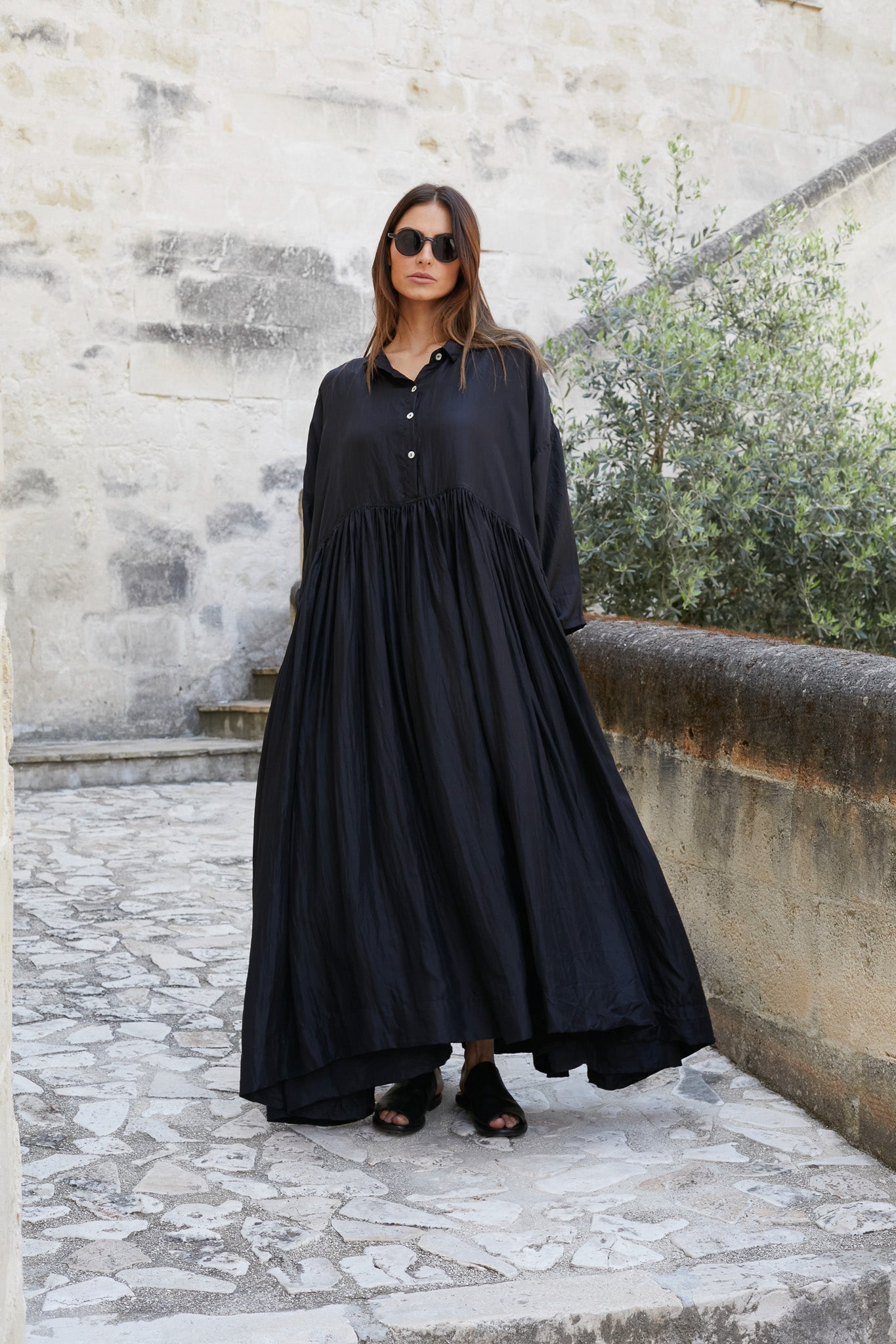 Edith Long Dress - Silk - MegbyDesign