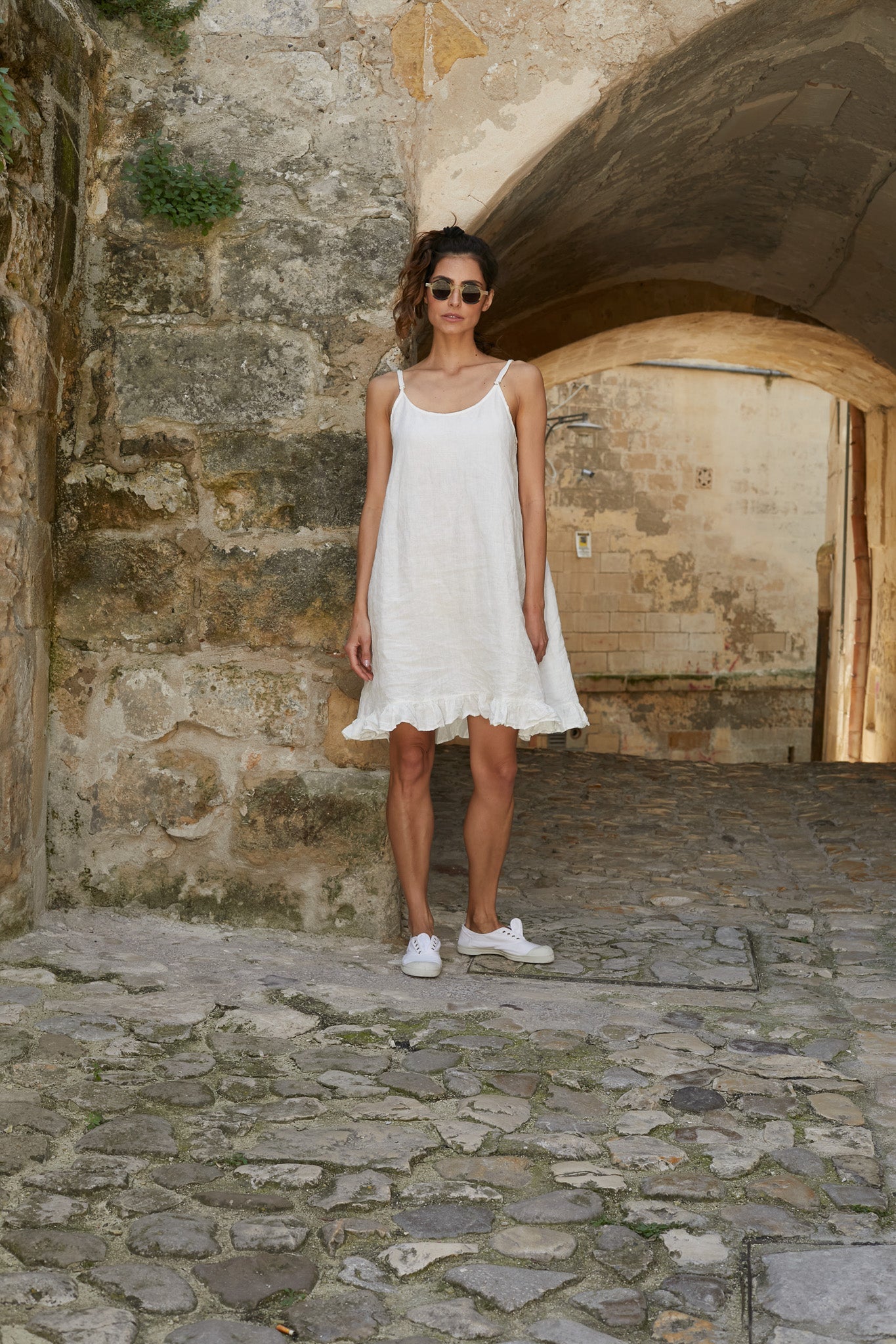 Elisa Slip - Linen - MegbyDesign