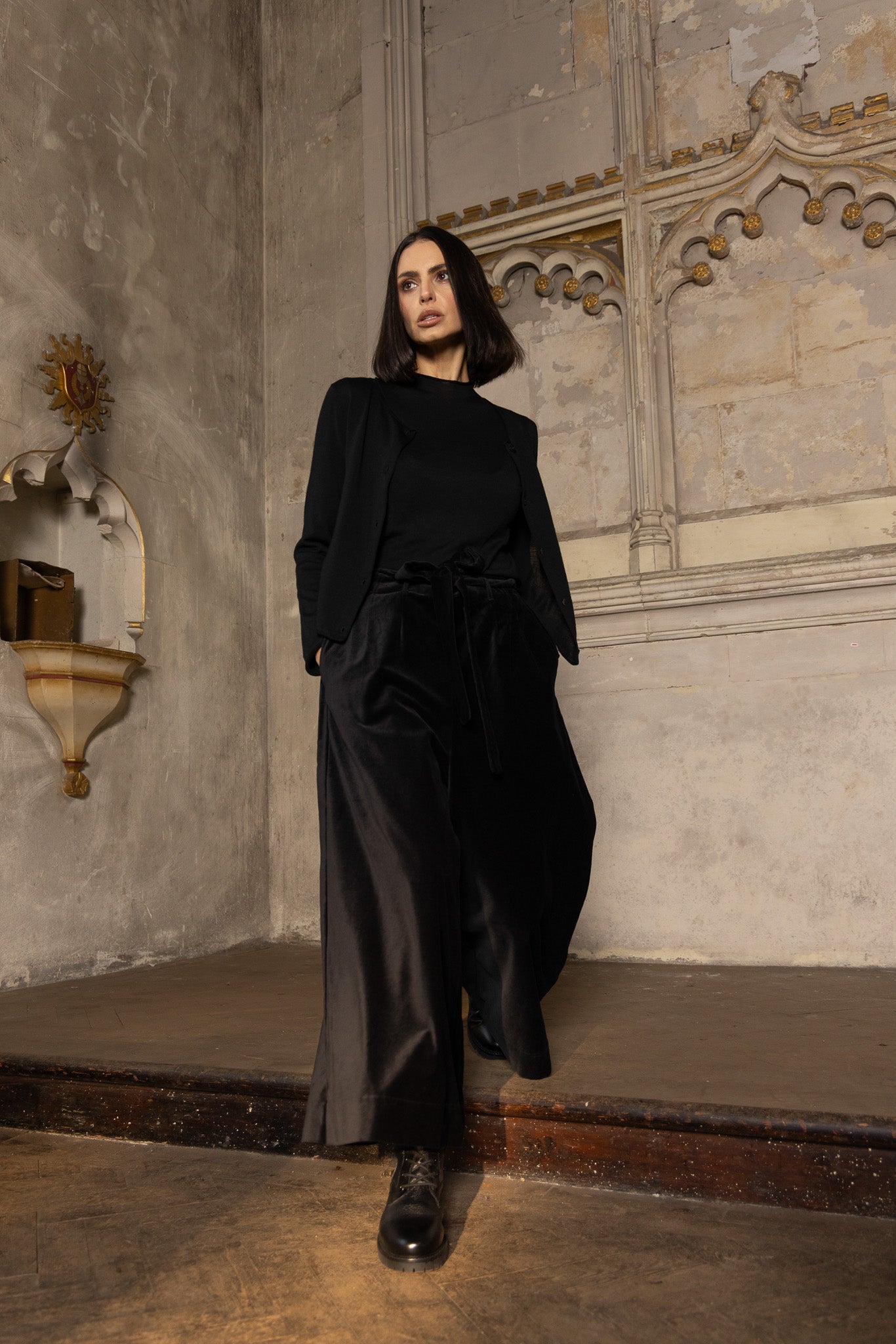 Harriet Trouser - Cotton Velvet - MegbyDesign