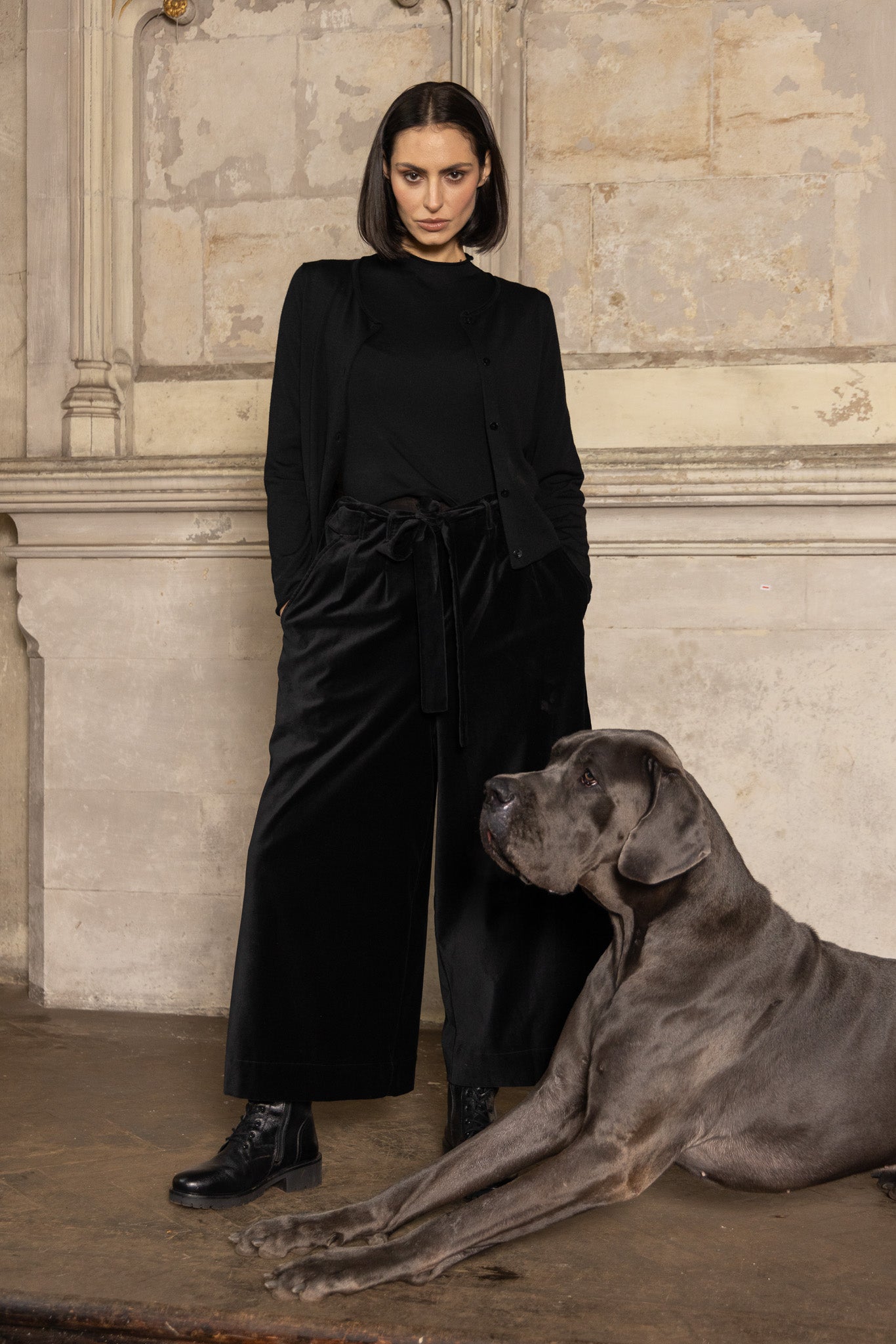 Harriet Trouser - Cotton Velvet - MegbyDesign