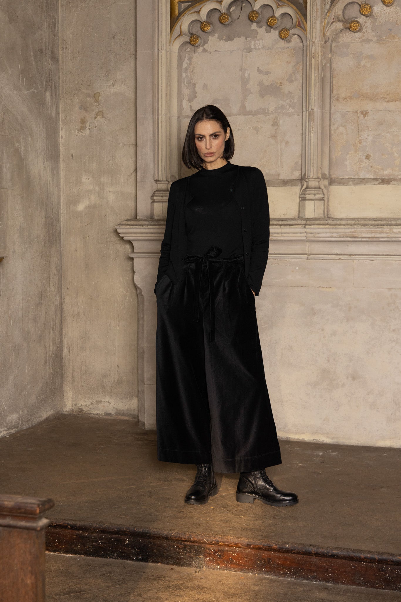 Harriet Trouser - Cotton Velvet - MegbyDesign
