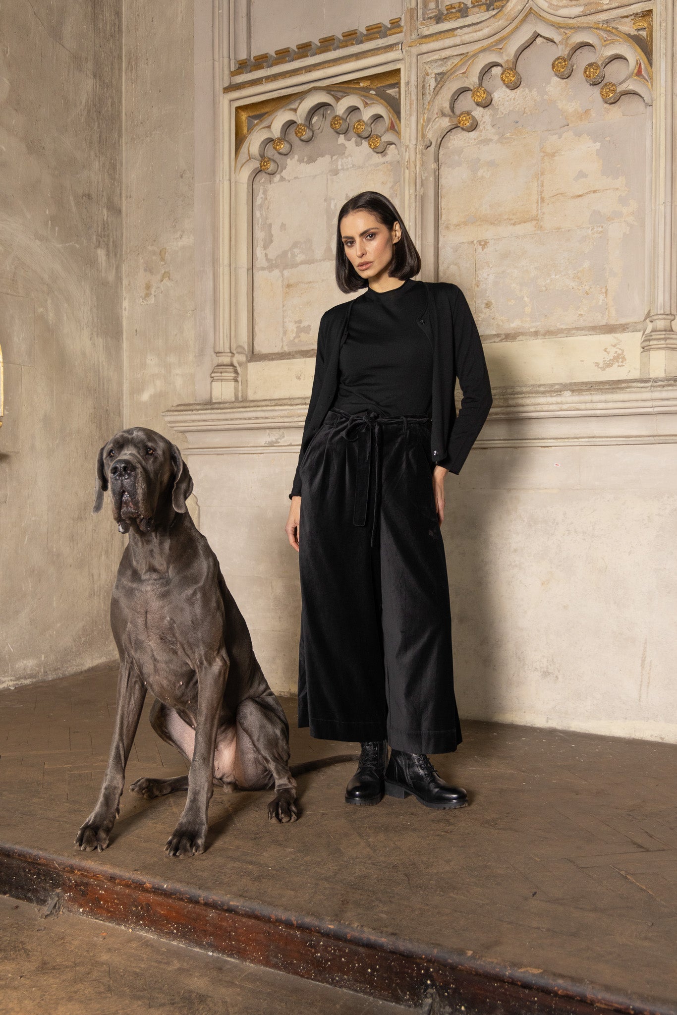 Harriet Trouser - Cotton Velvet - MegbyDesign