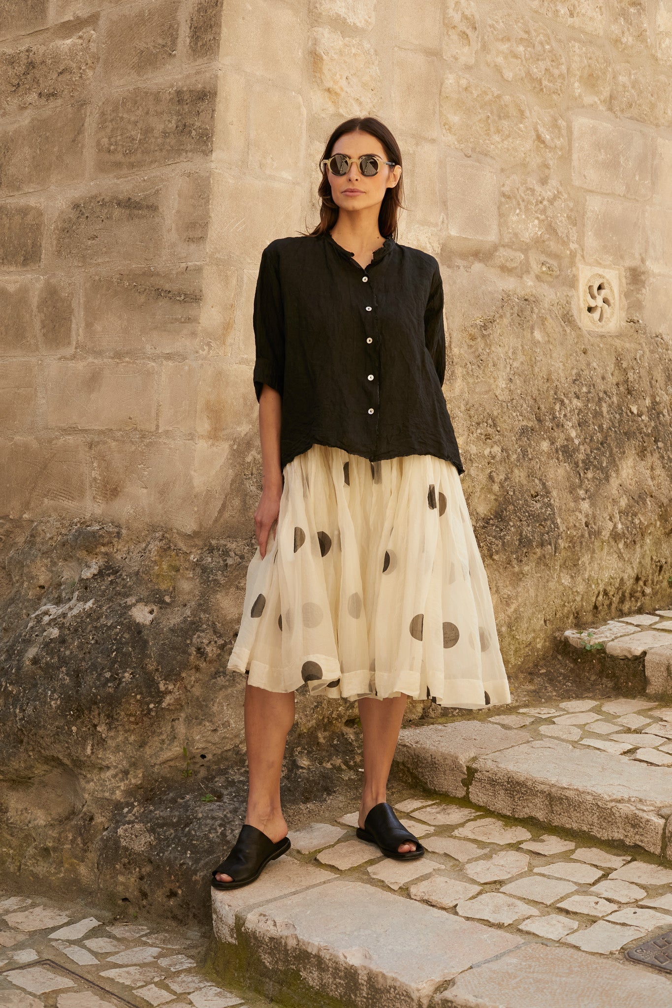 High Tea Slip Short - Silk Organza - MegbyDesign