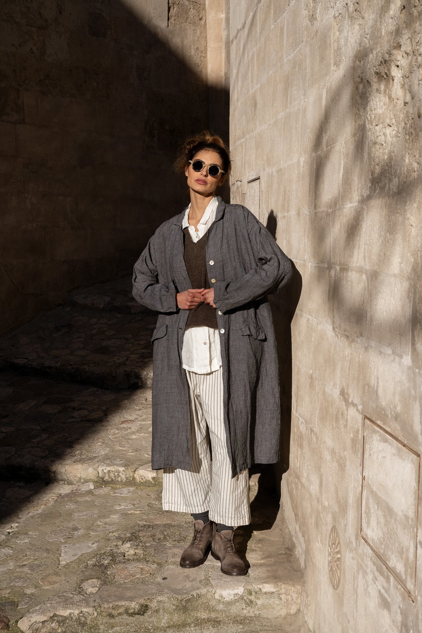 Holmes Coat - Linen - MegbyDesign