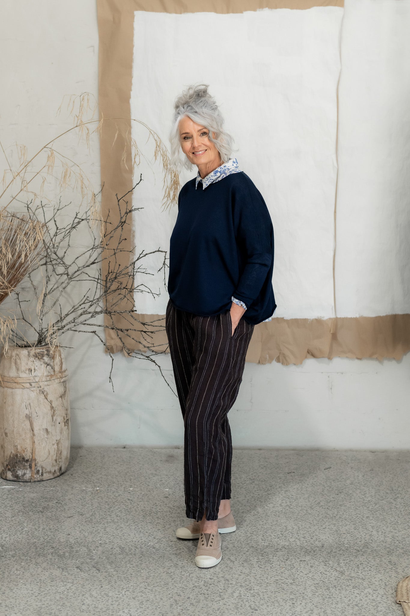 Léon Pant - Linen - MegbyDesign