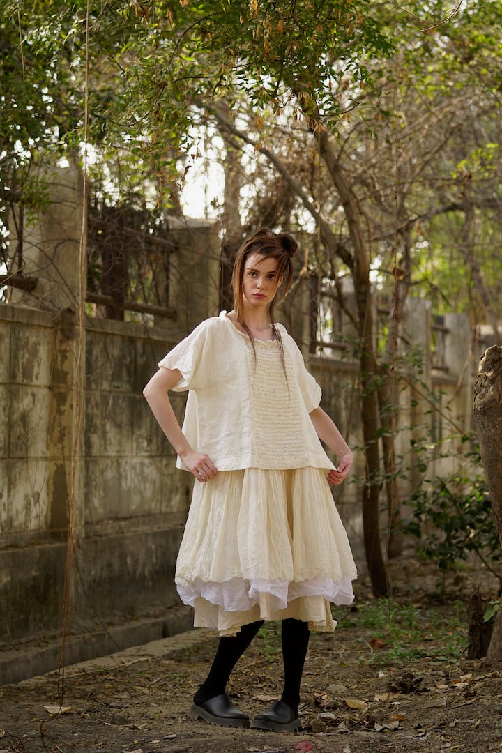 Luna Top - Linen & Lace - MegbyDesign