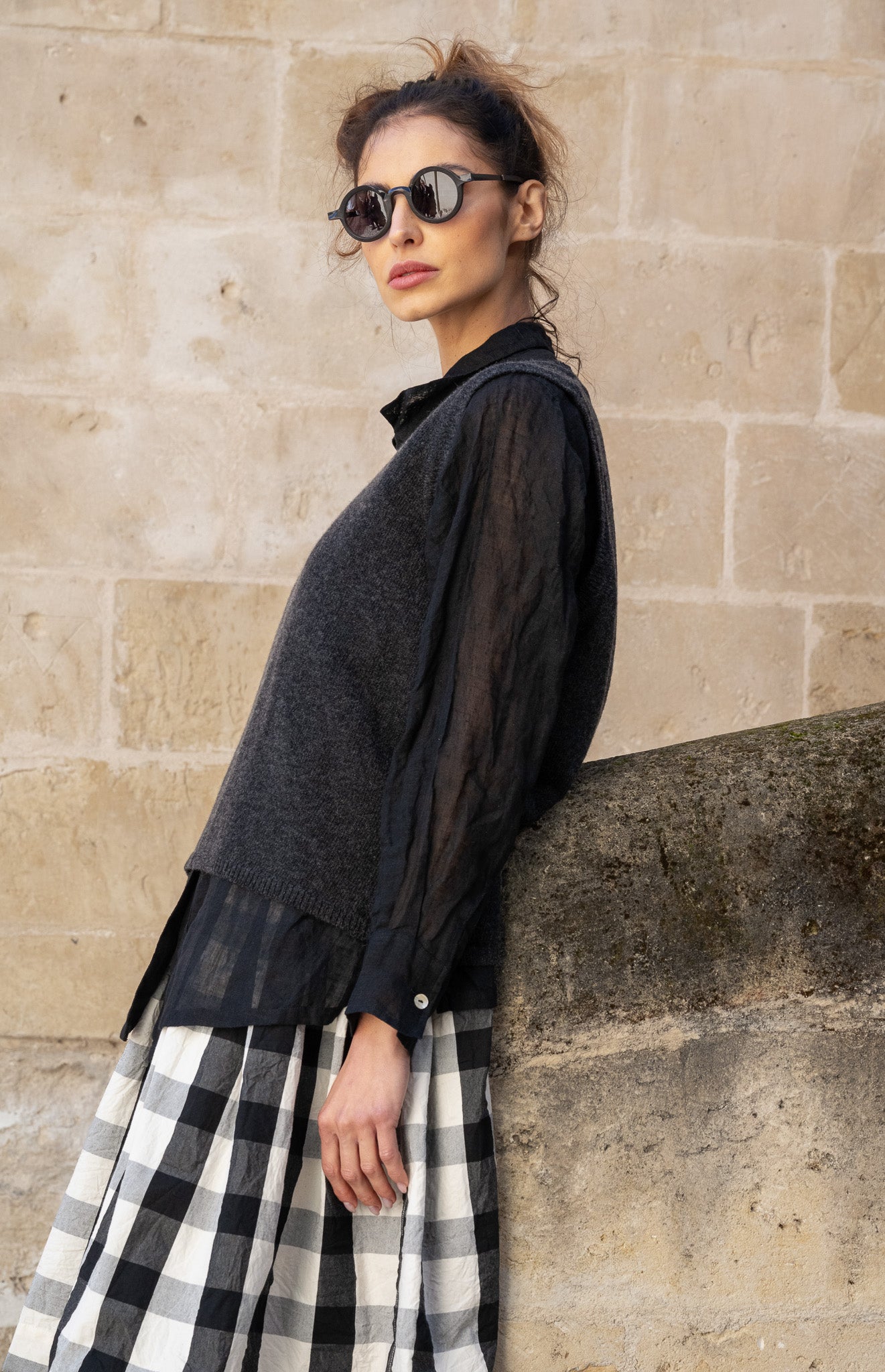 Maeve Shirt - Gauze Linen - MegbyDesign