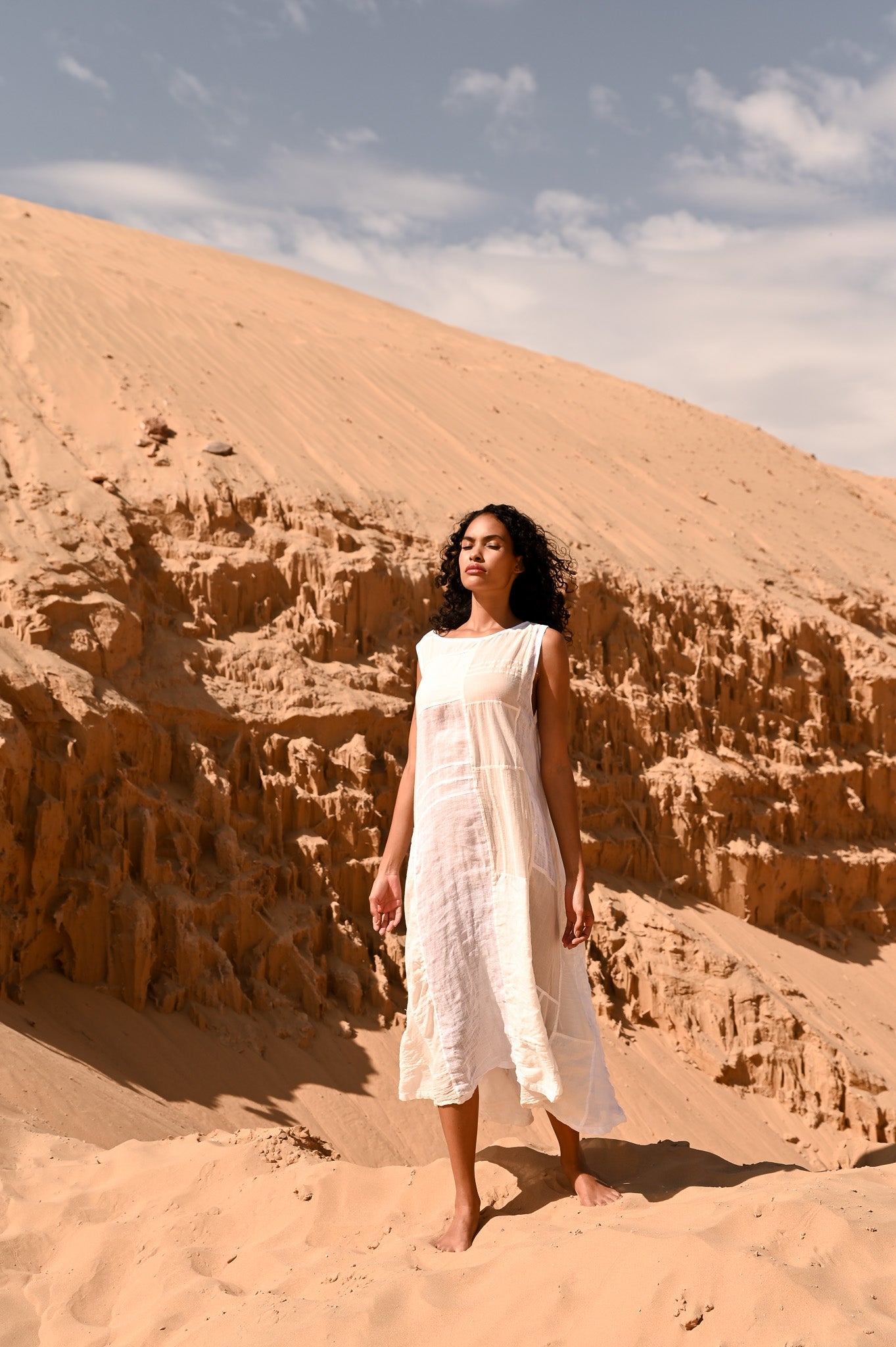 Muskan Dress - Cotton & Linen - MegbyDesign