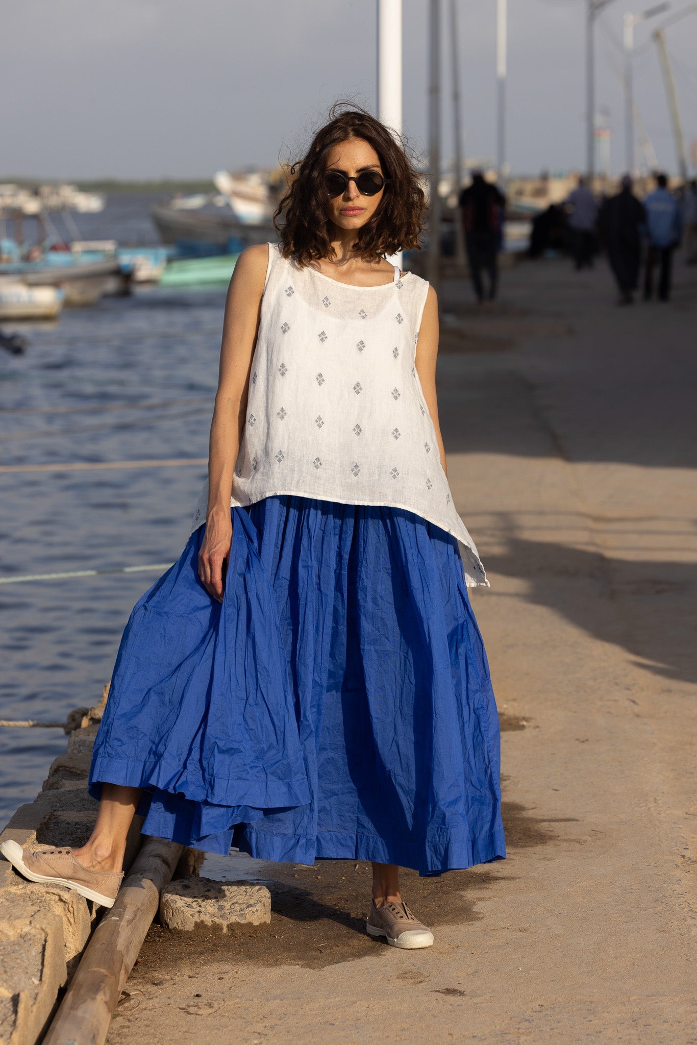 Nyx Tutu Skirt Long - Cotton Organdy - MegbyDesign