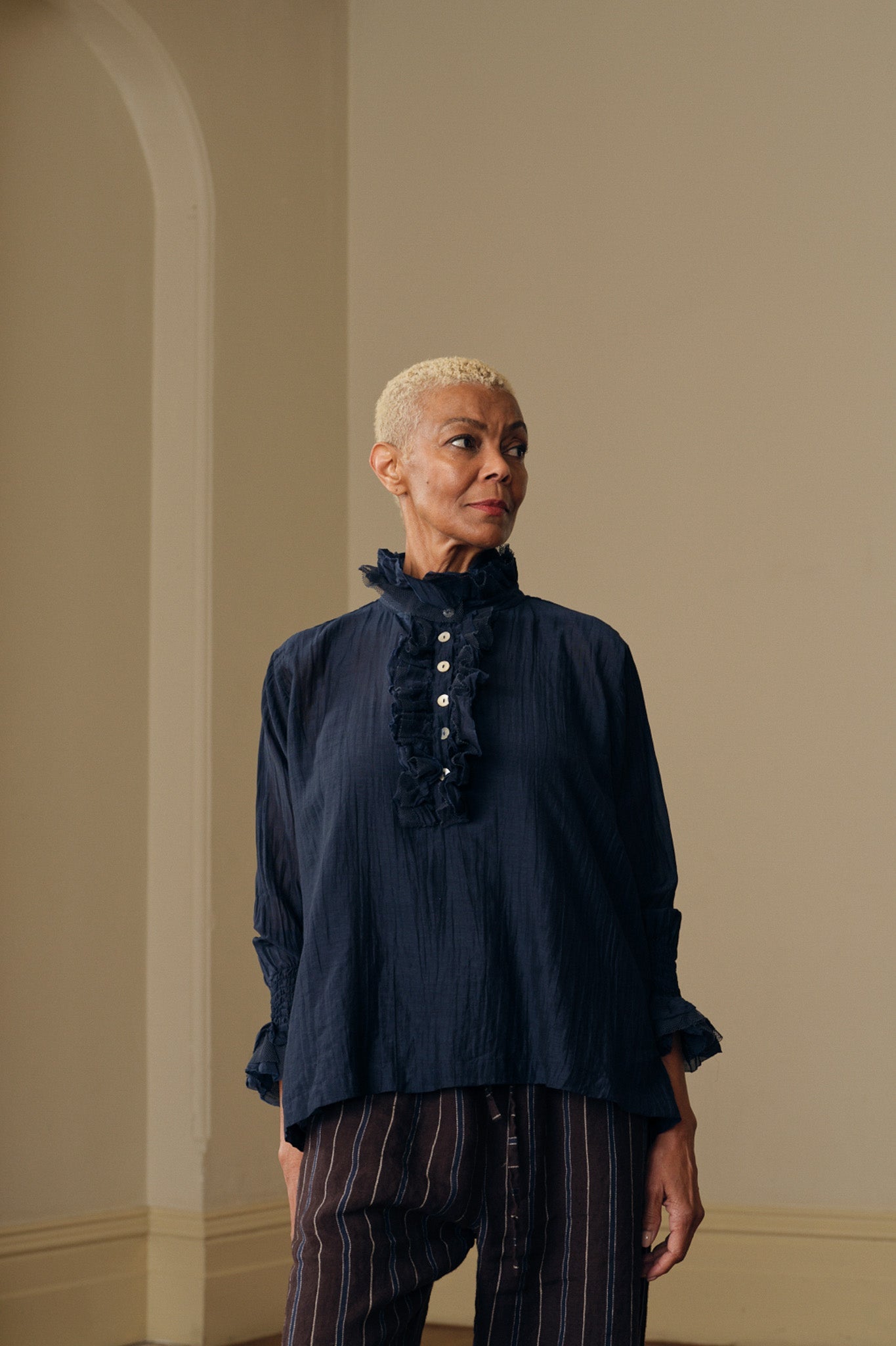 Odile Blouse - Silk Cotton - MegbyDesign