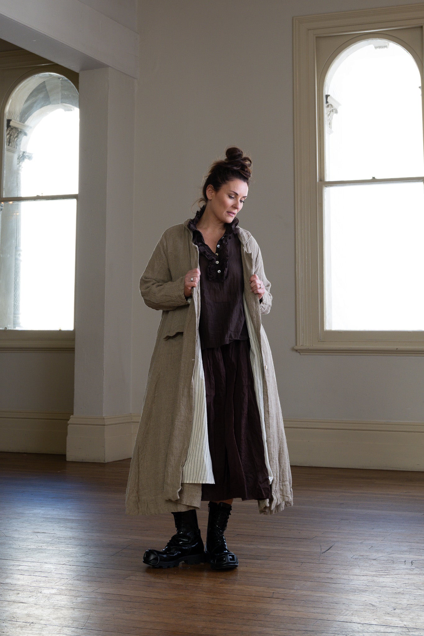 Olivier Jacket - Raw Linen - MegbyDesign