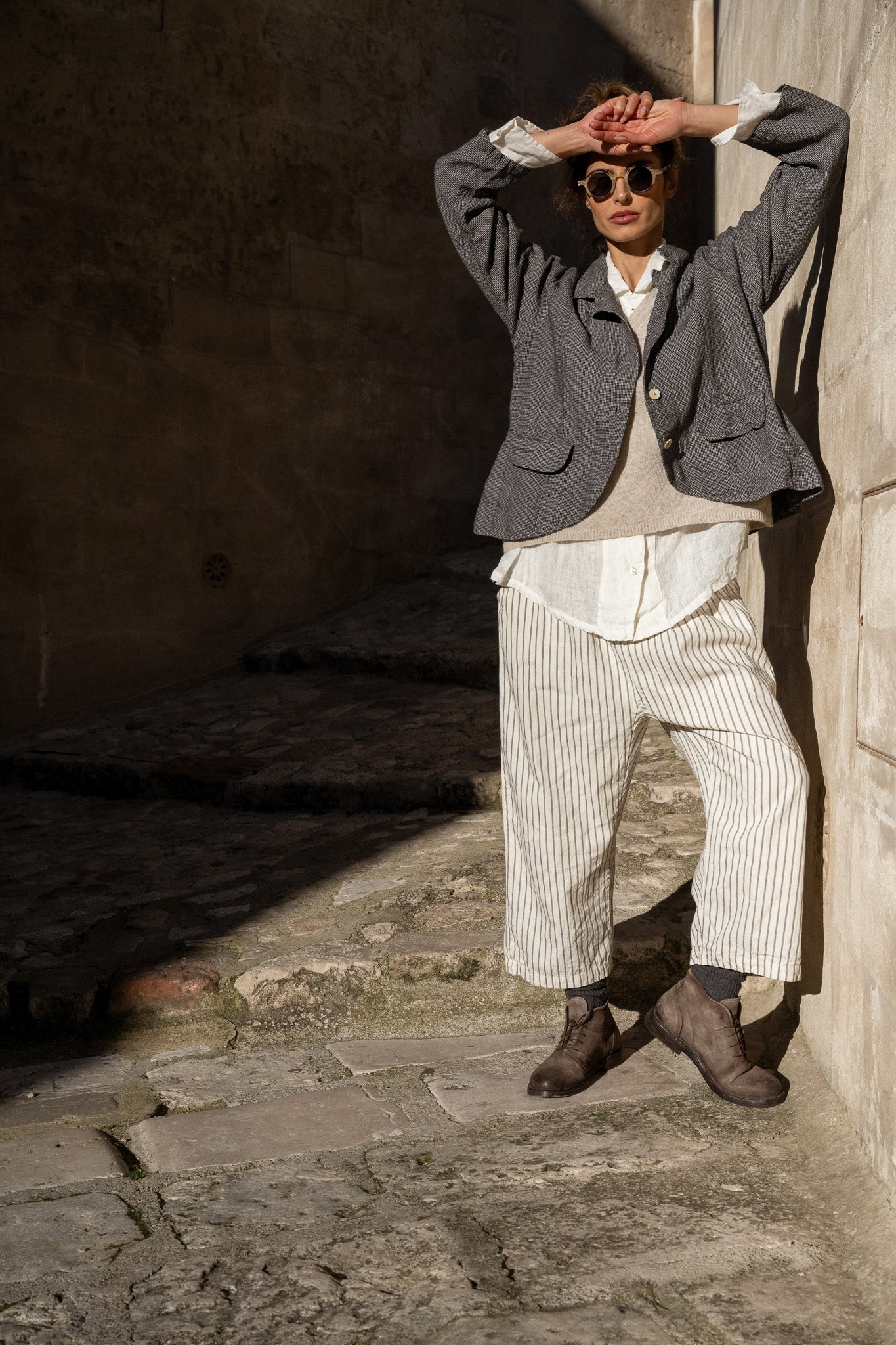 Oxford Jacket - Linen - MegbyDesign