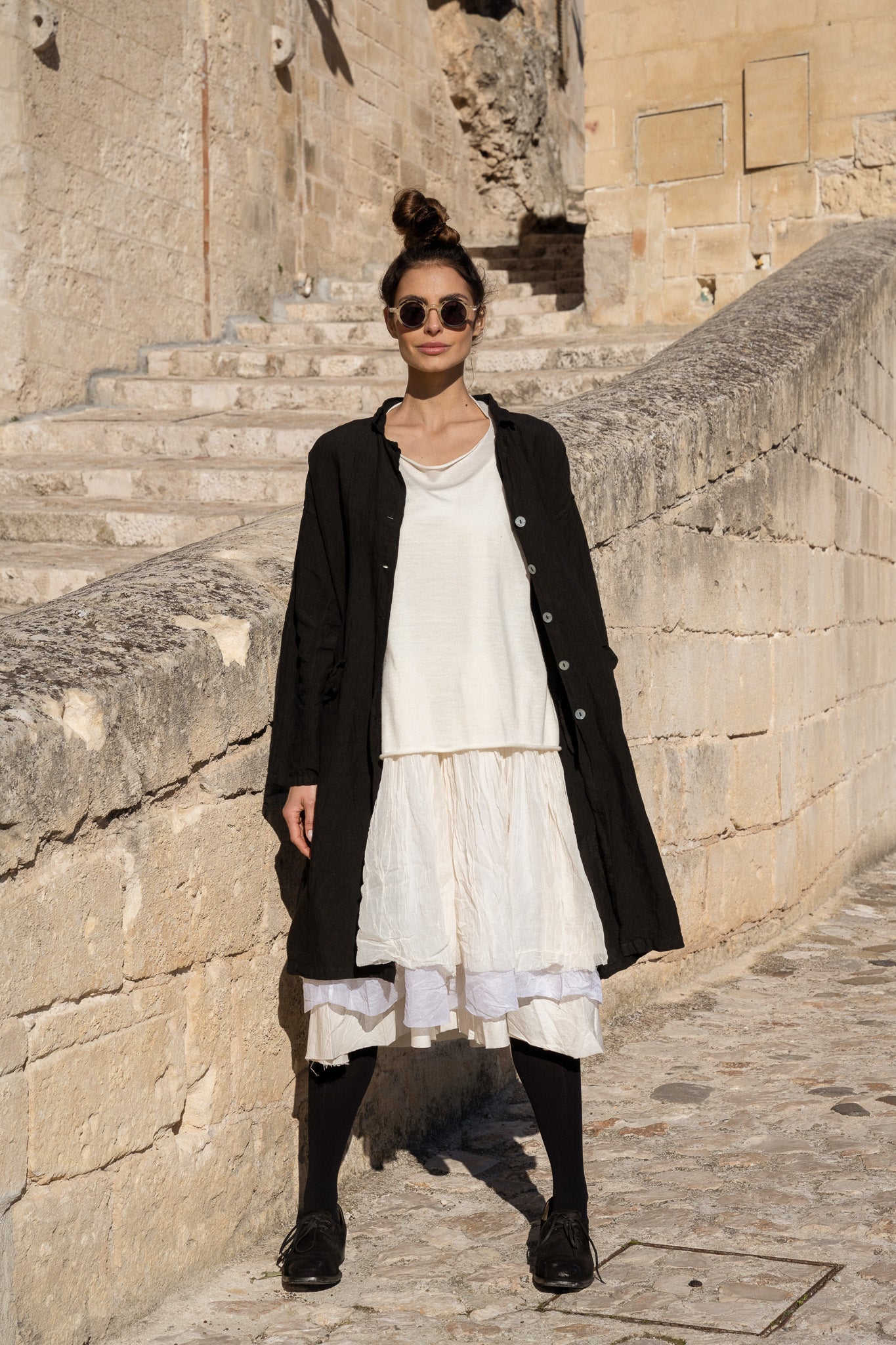 Piaf Coat - Linen - MegbyDesign