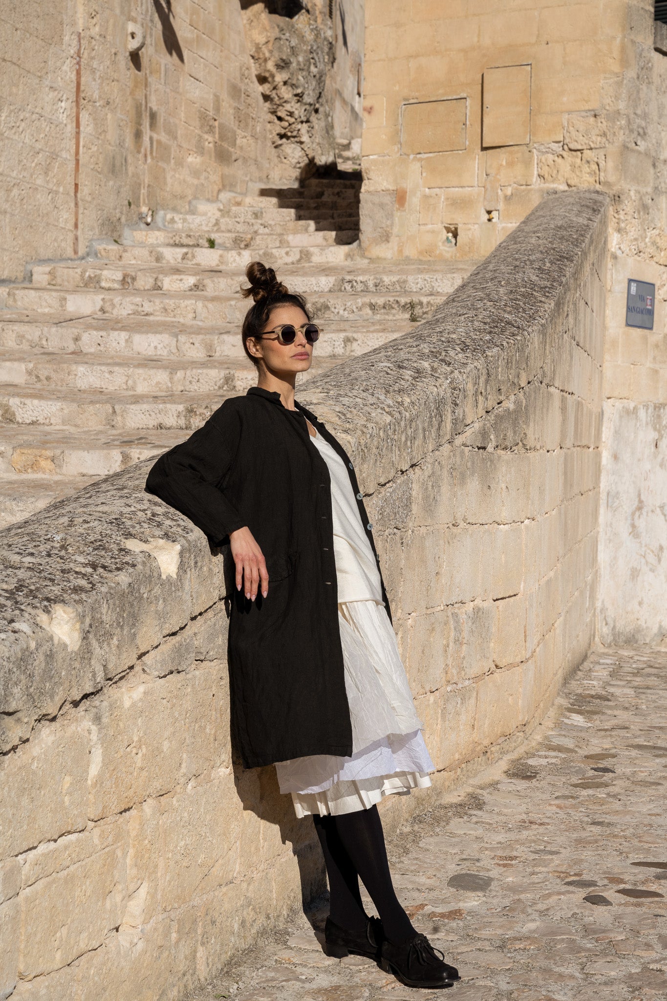 Piaf Coat - Linen - MegbyDesign