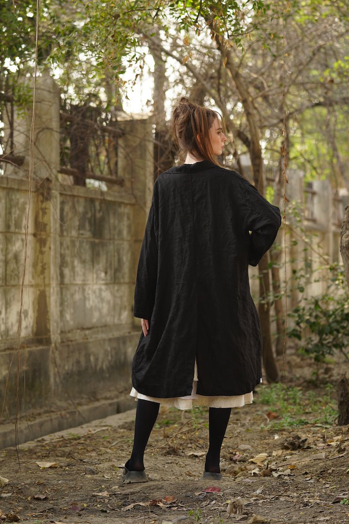Piaf Coat - Linen - MegbyDesign