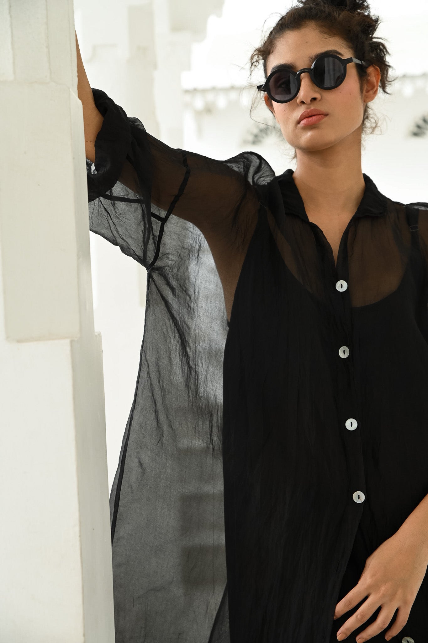 Piaf Coat - Silk Organza - MegbyDesign