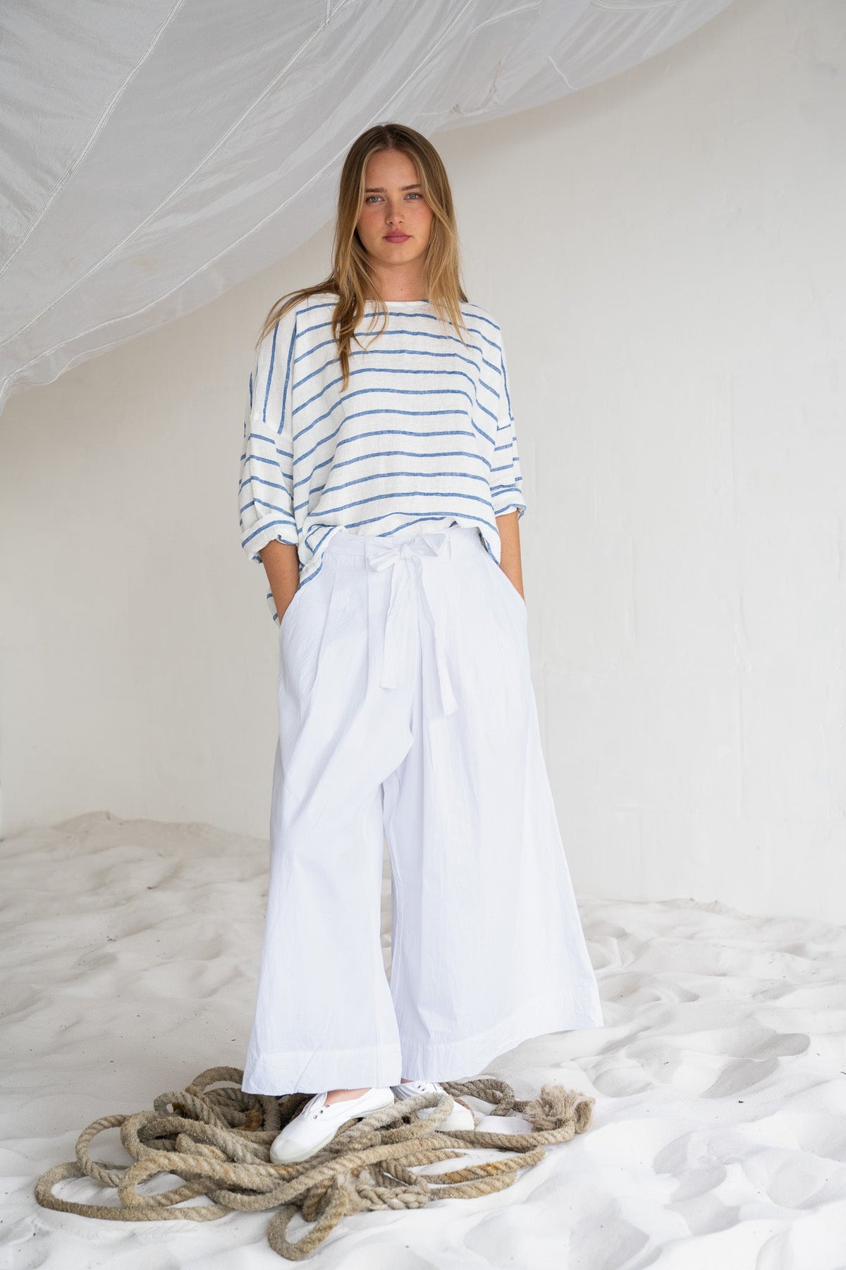 Saba Top - Linen - MegbyDesign