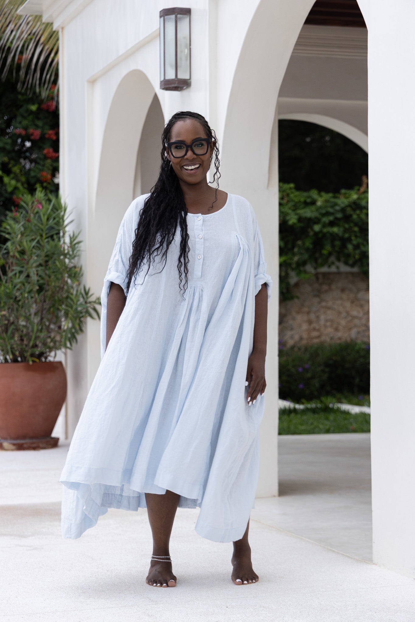 Shiva Dress - Linen - MegbyDesign