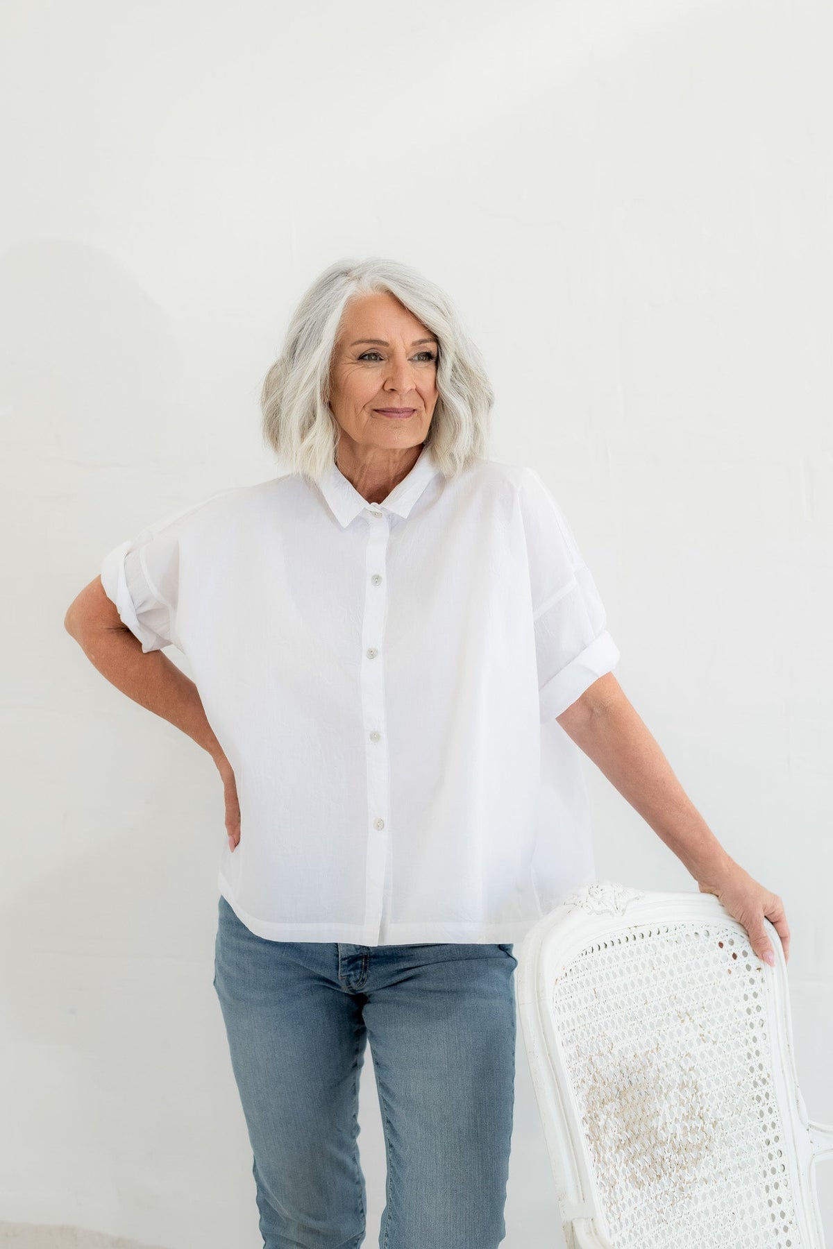Sorrento Shirt - Paper Cotton - MegbyDesign